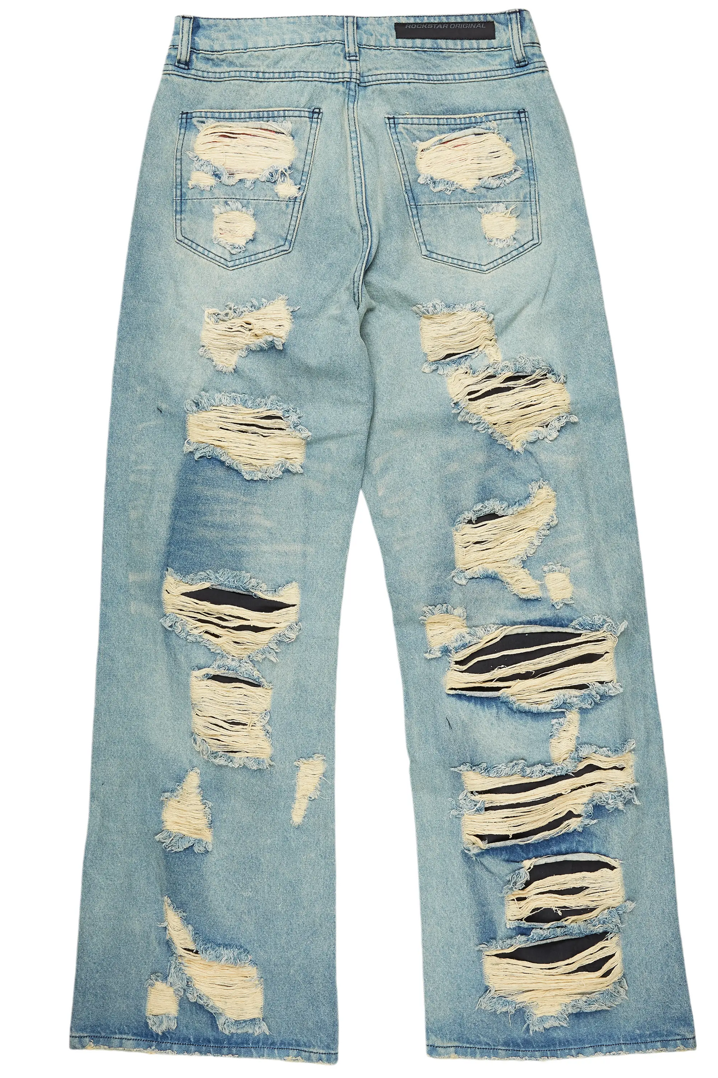 Boys Mical Blue Baggy Fit Jean