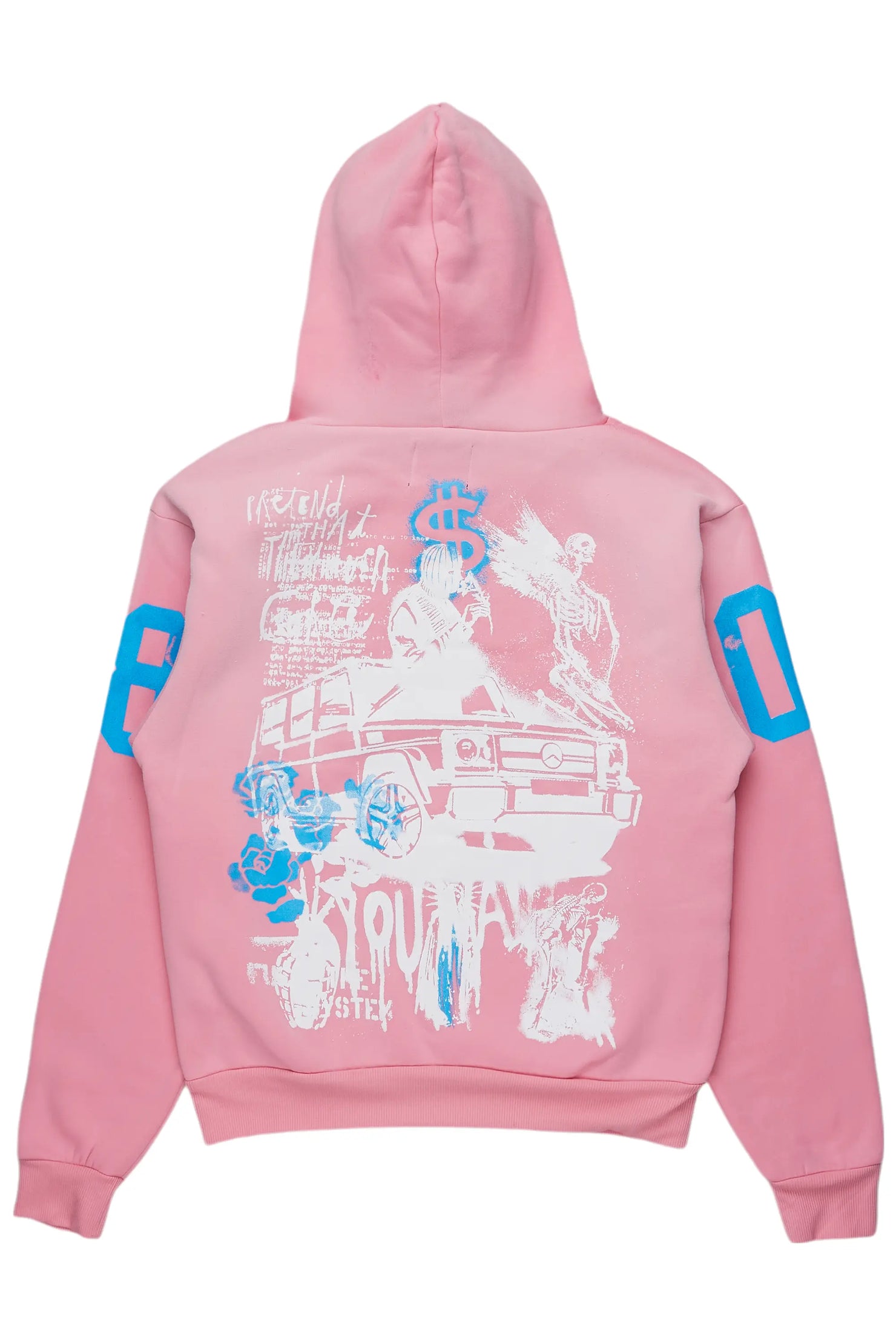 Kamille Pink Oversized Hoodie