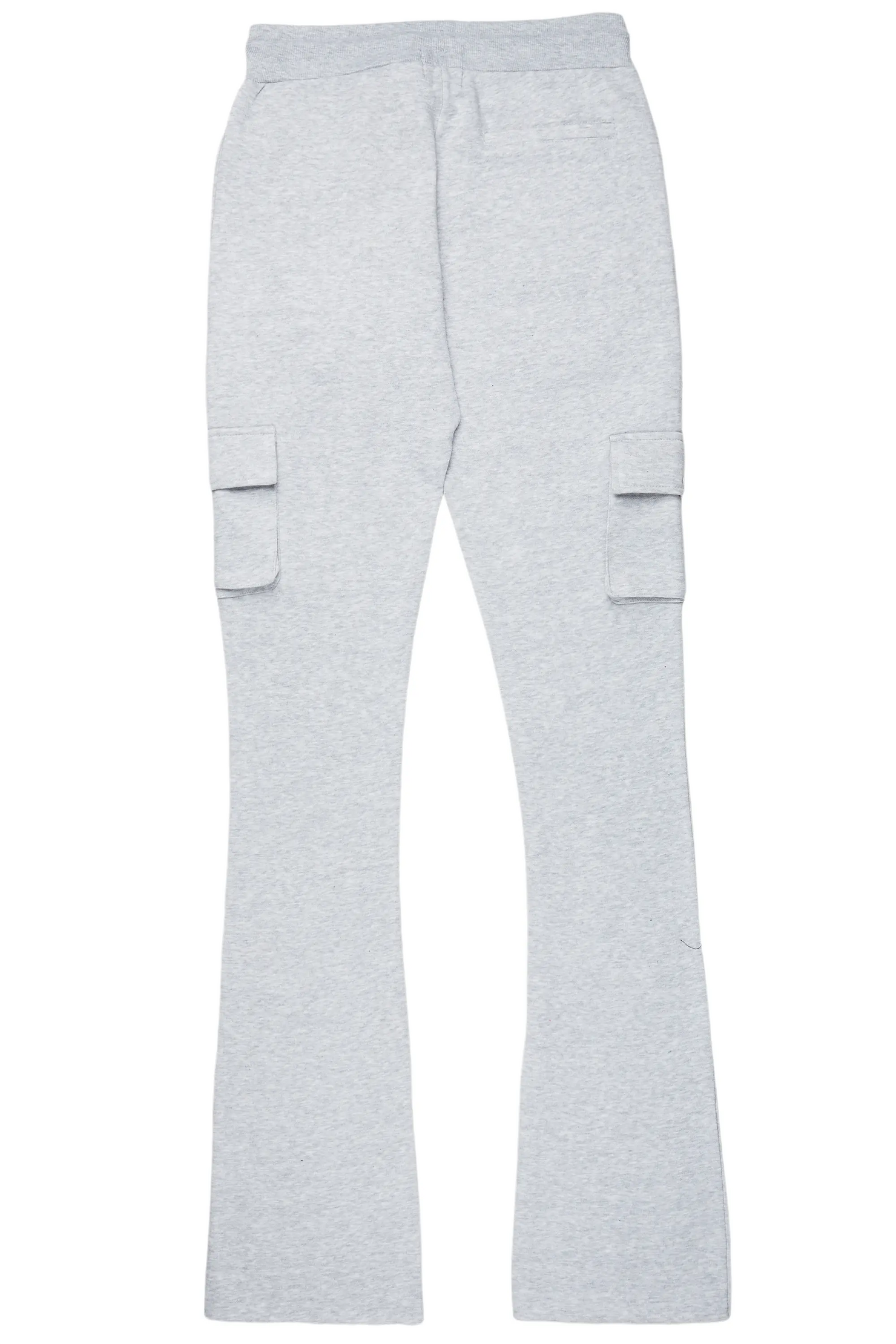 Boys Admir Heather Grey Stacked Flare Pant