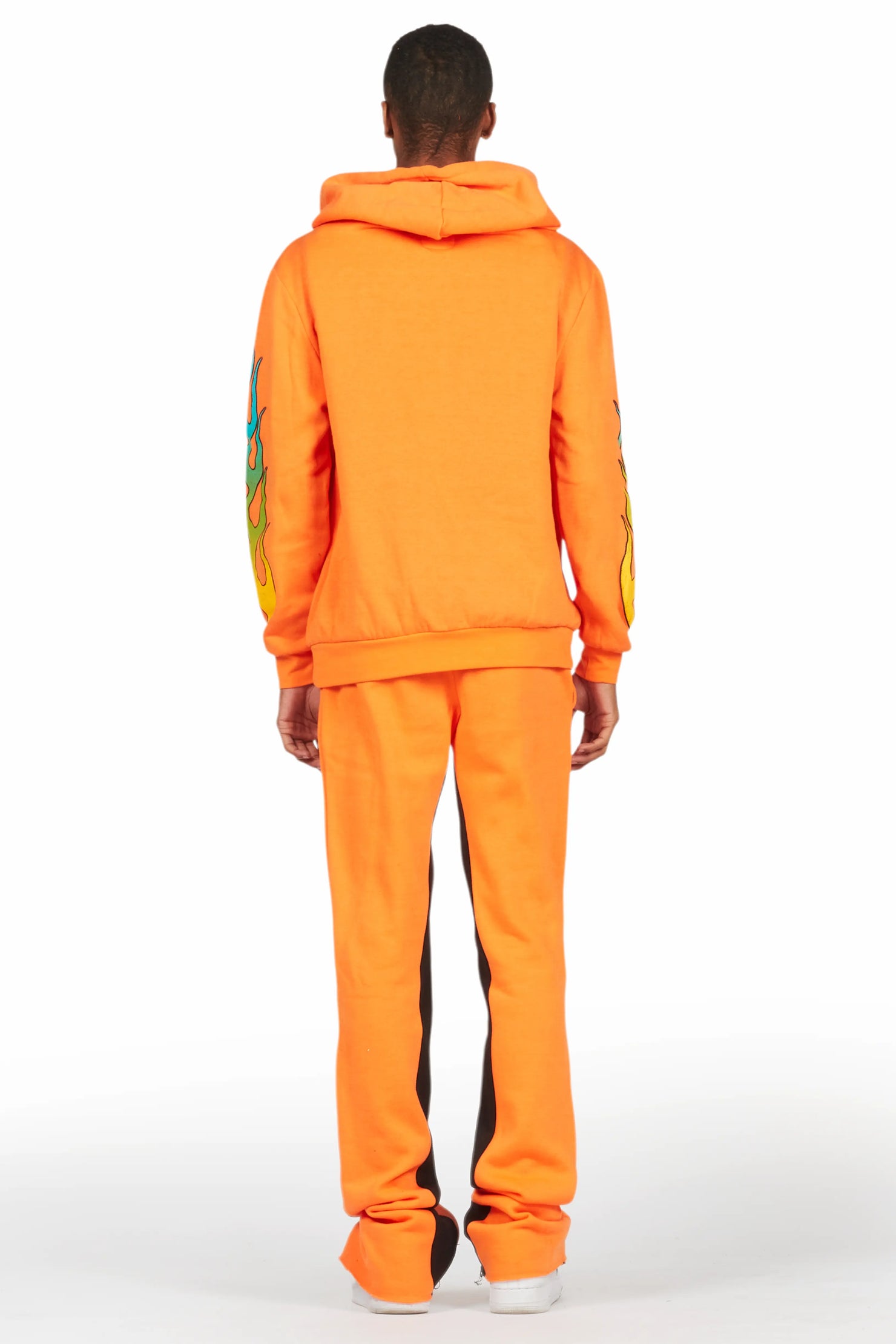 Quito Orange Hoodie/Baggy Track Pant Set