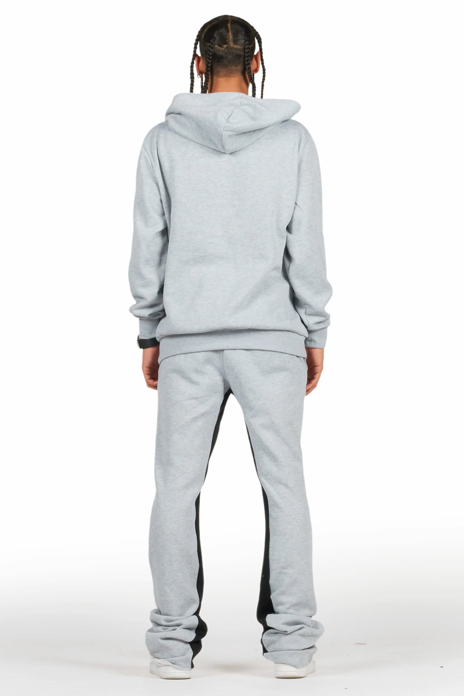 Scottie Heather Grey Hoodie/Baggy Track Pant Set