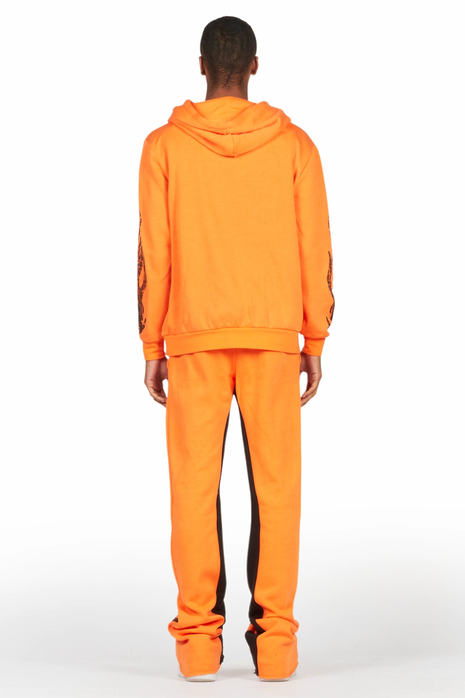 Amos Orange Hoodie/Baggy Track Pant Set