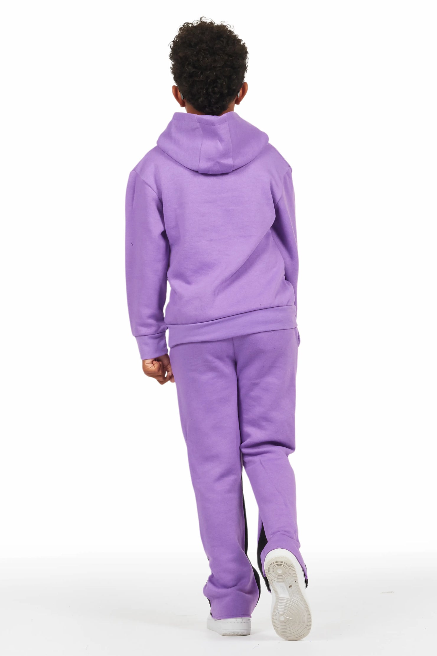 Boys Malie Purple Baggy Fit Pant Set