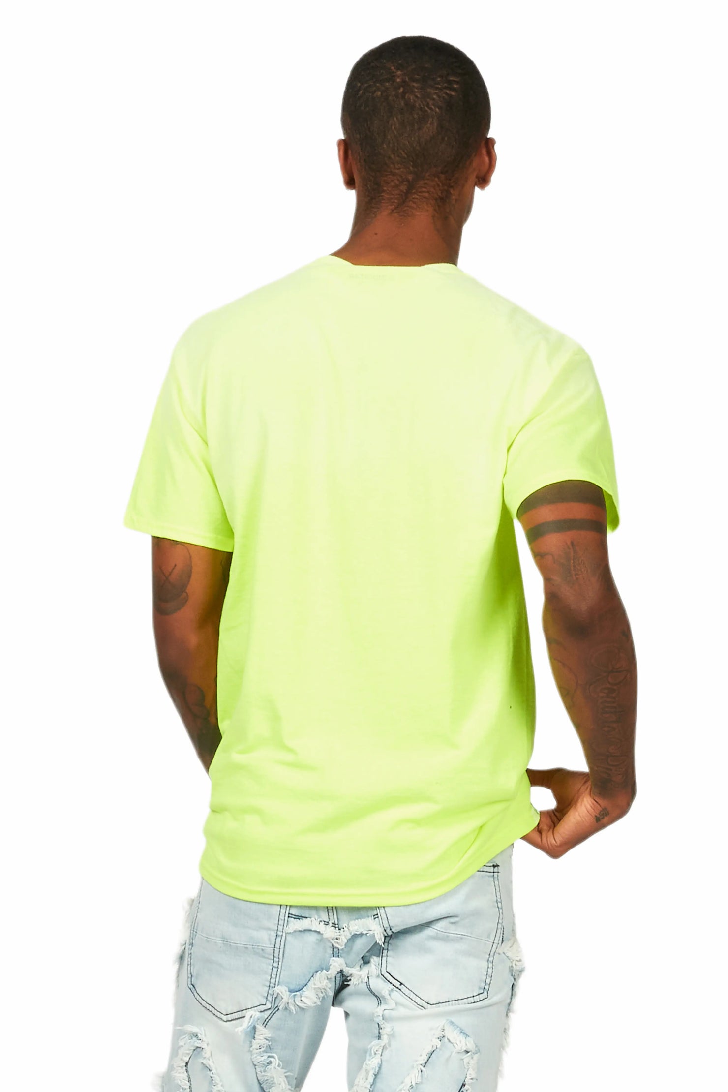 Palmer Neon Yellow Graphic T-Shirt