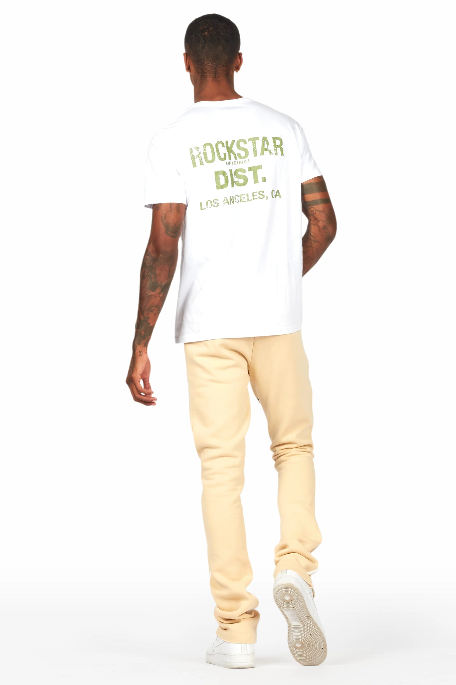 Lake White/Green Graphic T-Shirt