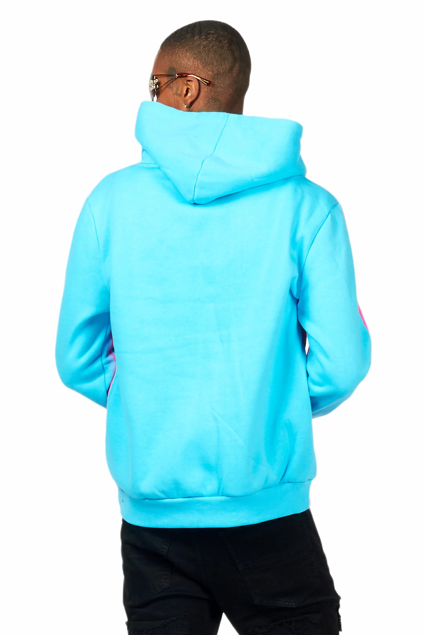 Cano Blue/Pink Graphic Hoodie