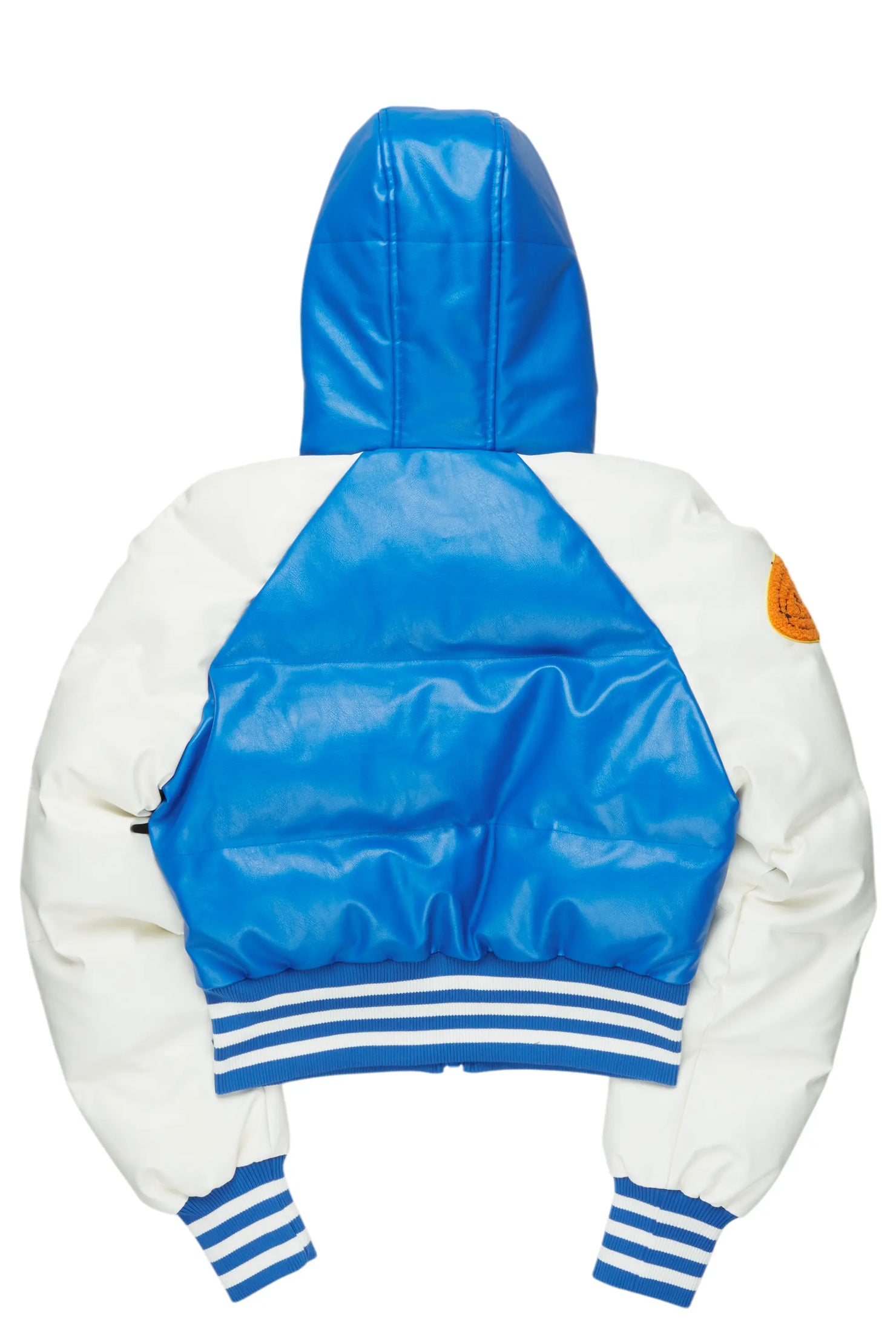 Xamaria Blue Crop Puffer Jacket