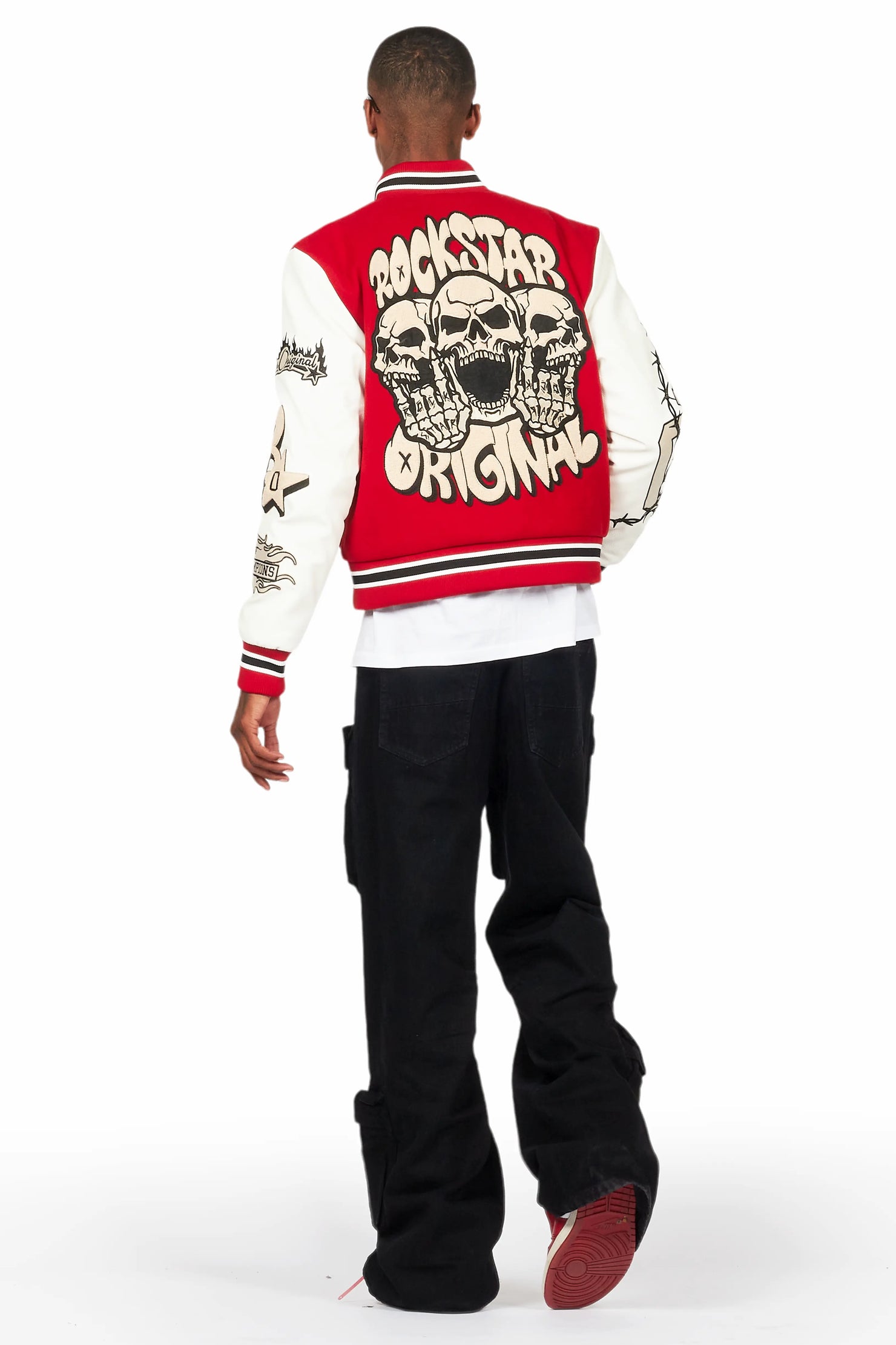 Rune Red Varsity Jacket