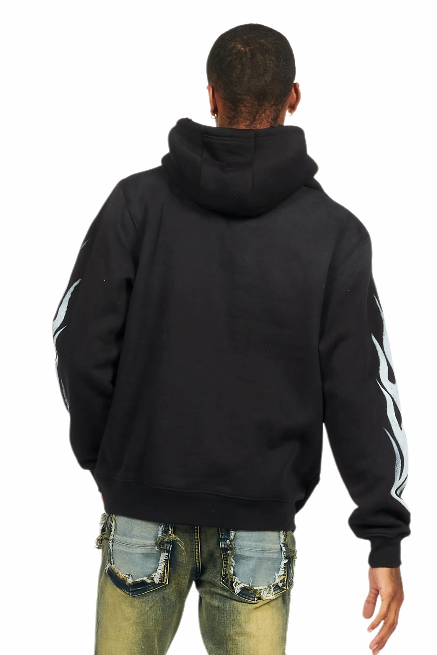 Banyan Black Graphic Hoodie