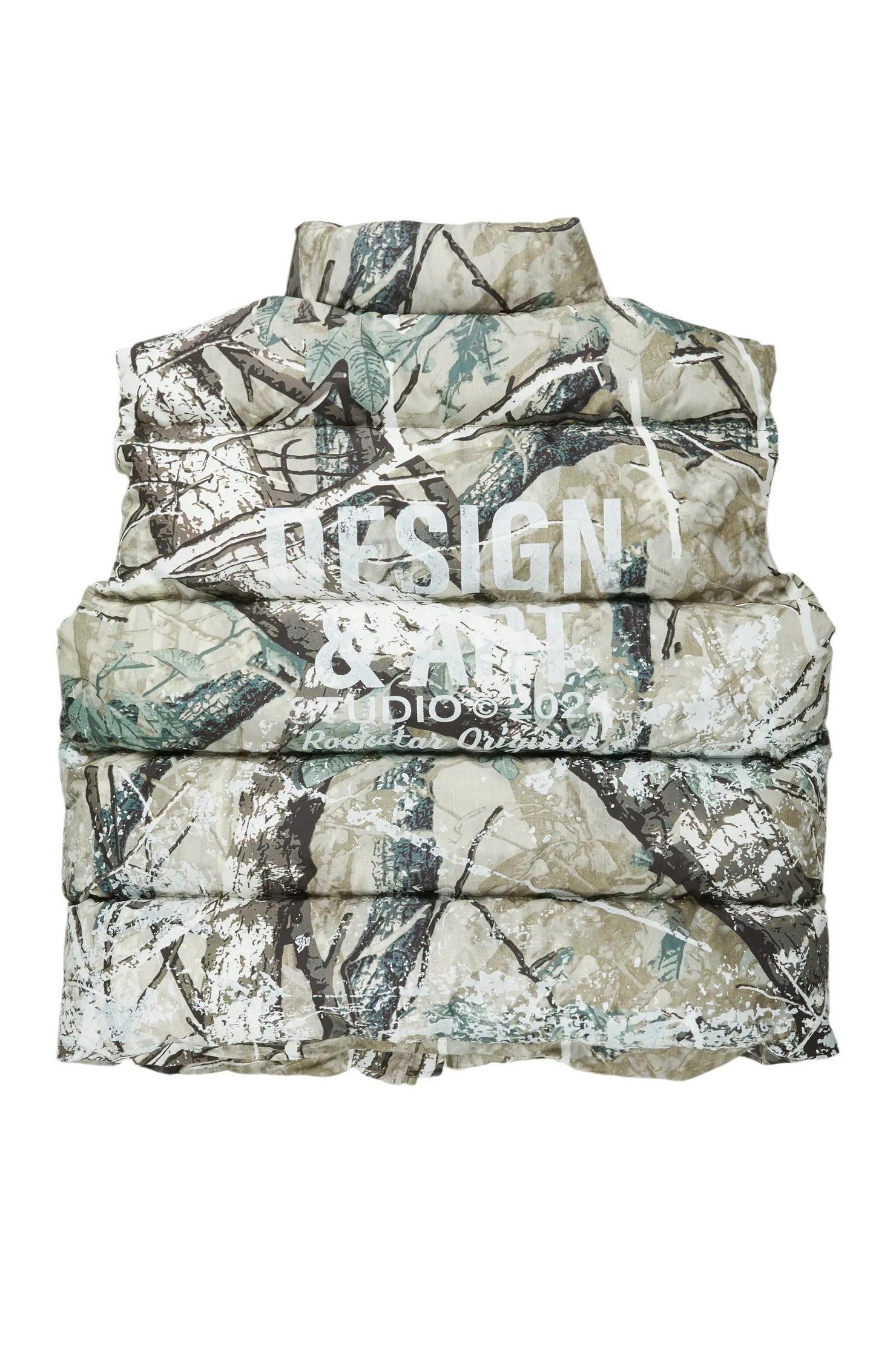 Lamanda Tree Camo Puffer Vest