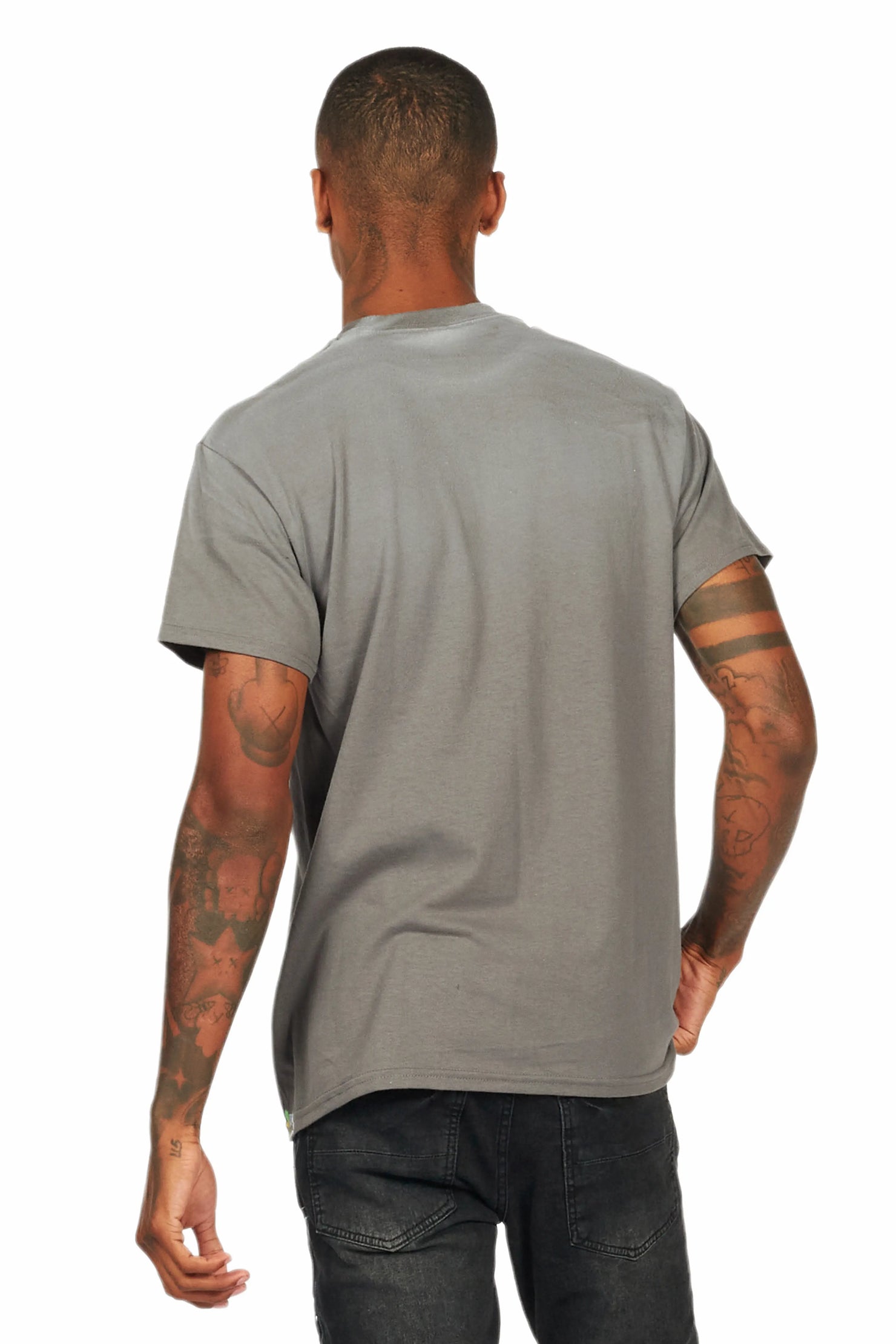 Palmer Vintage Grey Graphic T-Shirt