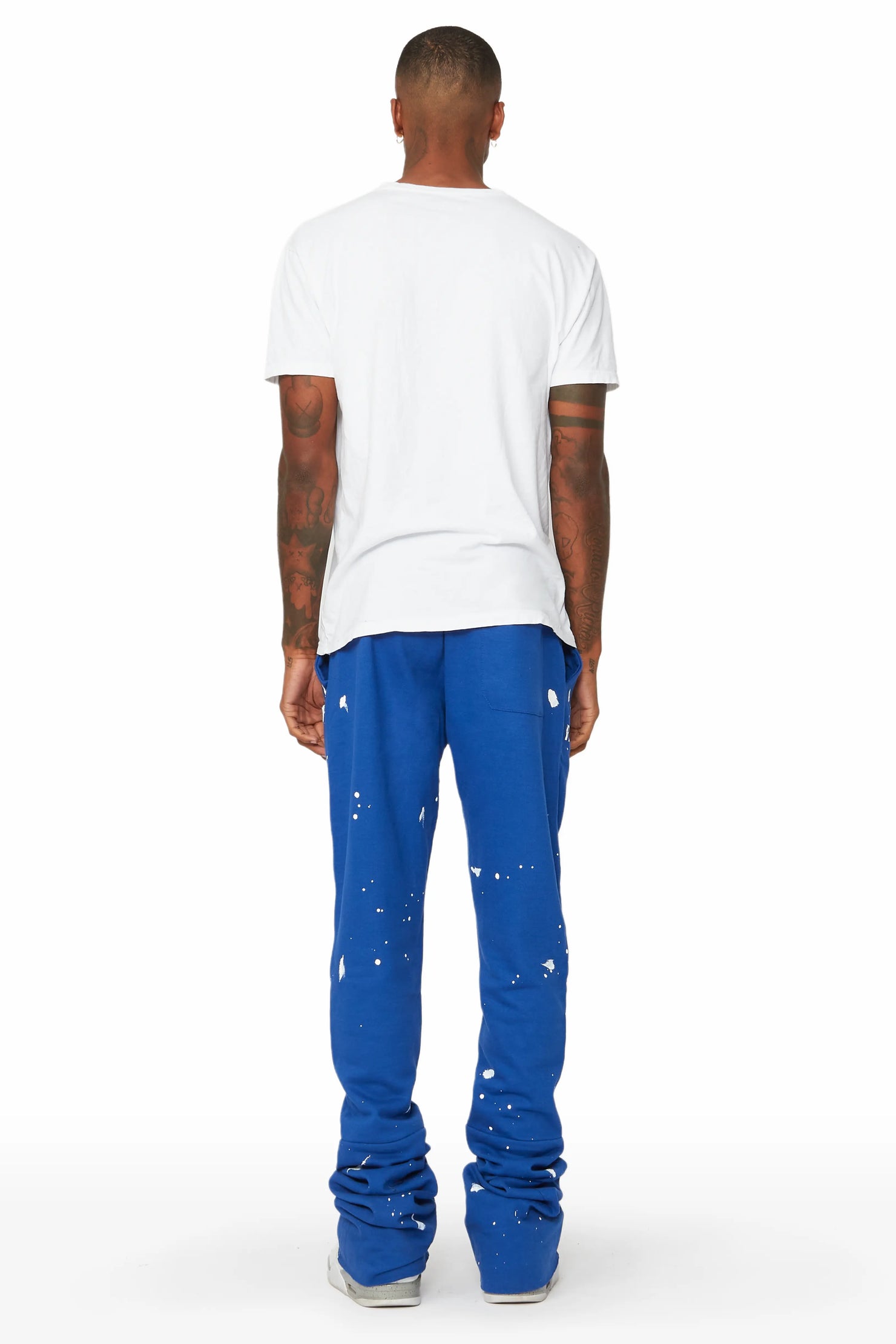 Farlee Royal Blue Super Stacked Flare Pants