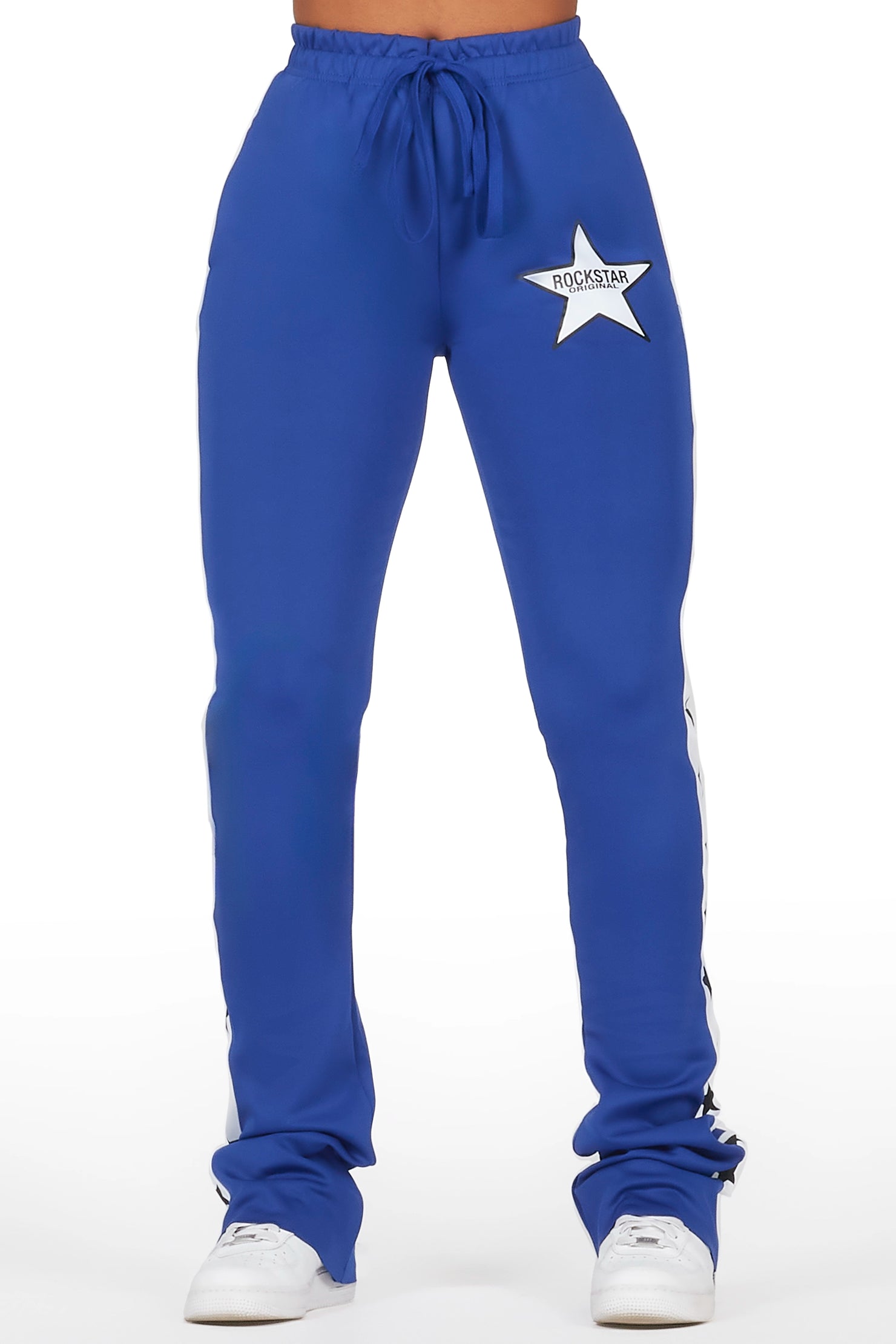 Kevona Blue Super Stacked Track Pant