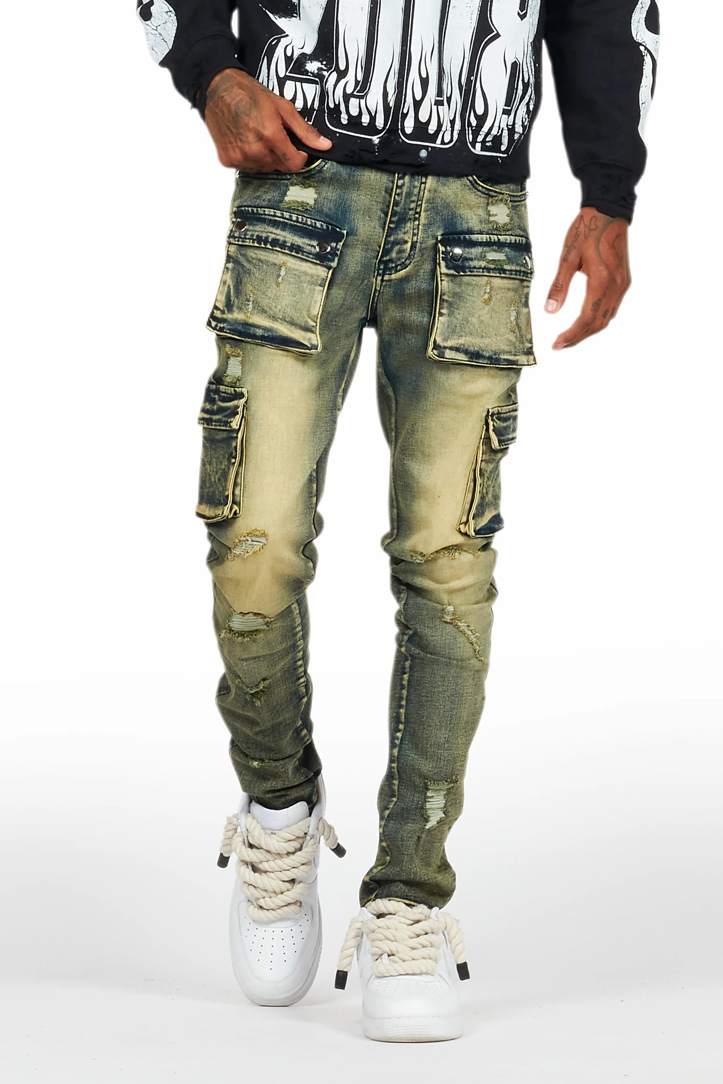 Kap Tint Wash Cargo Jean