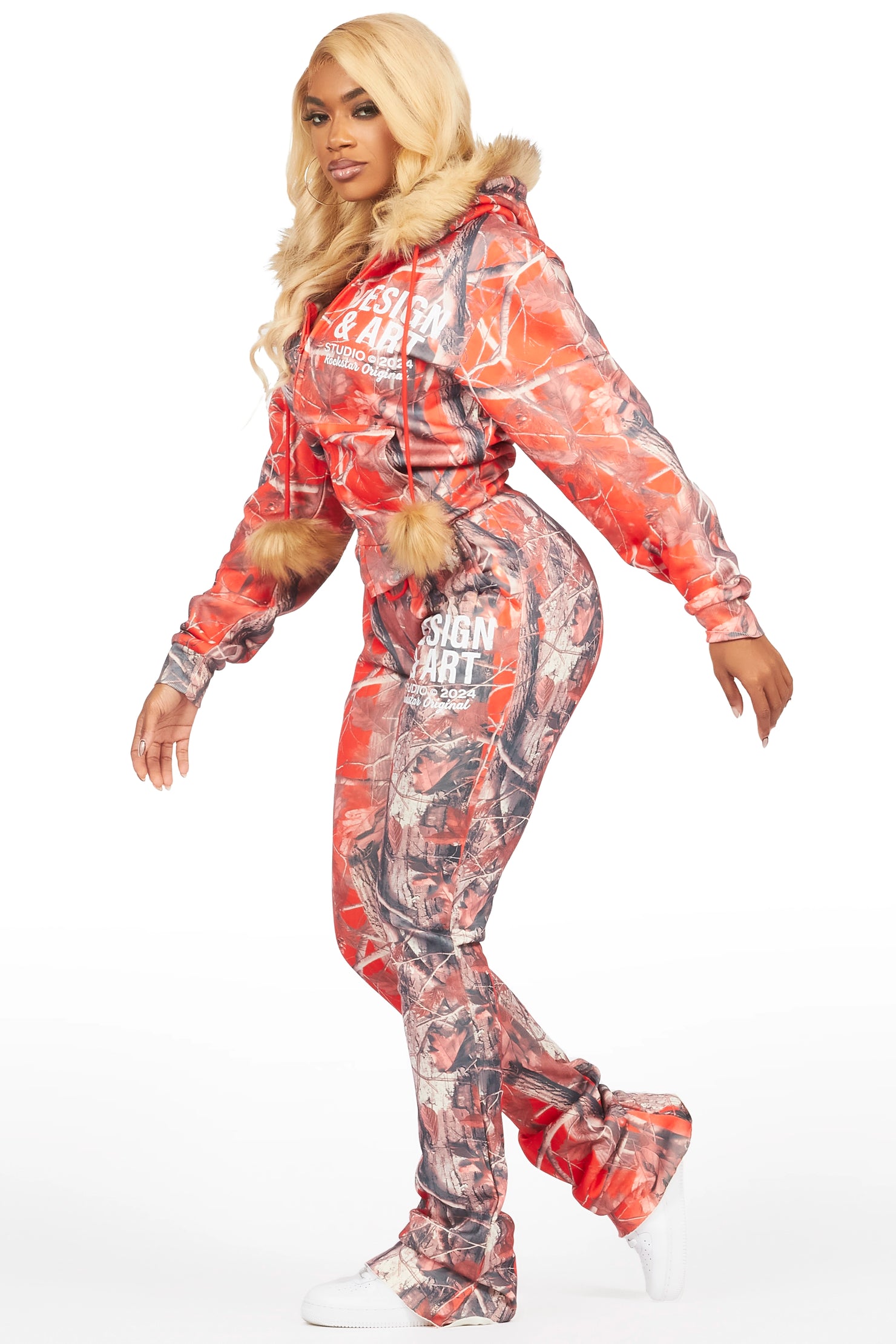 Benita Red Tree Camo Super Stacked Trackset