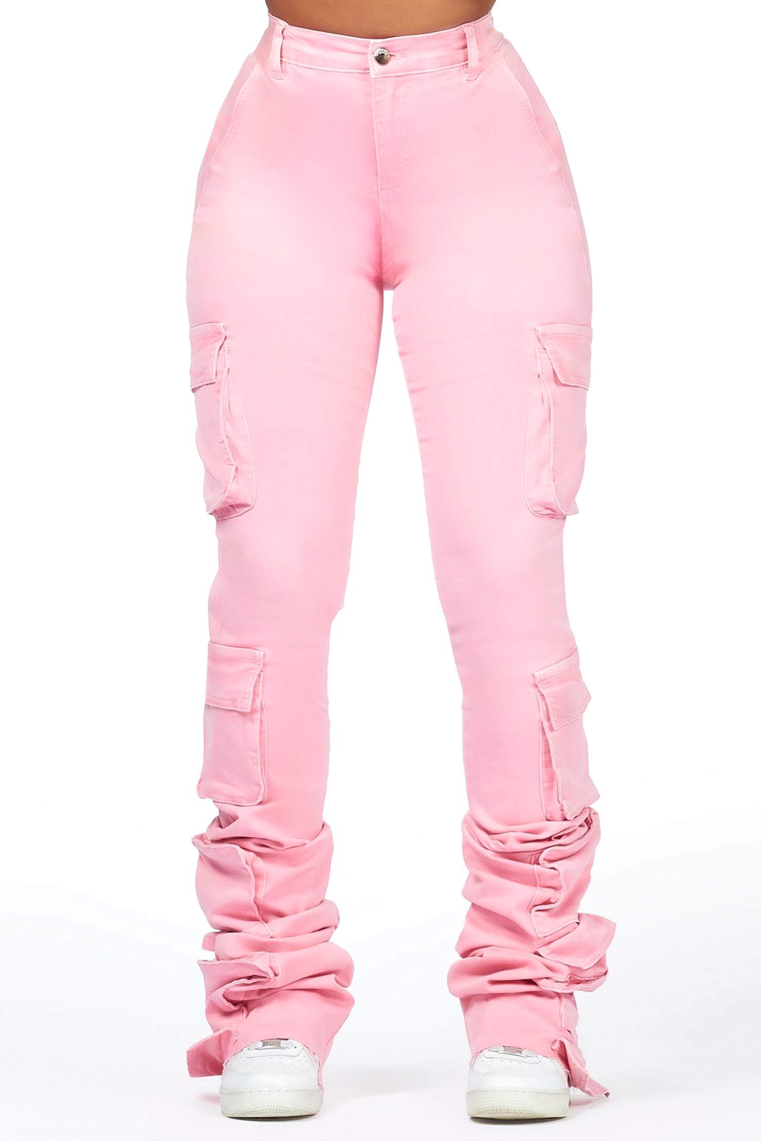 Phoebe Pink Super Stacked Jean