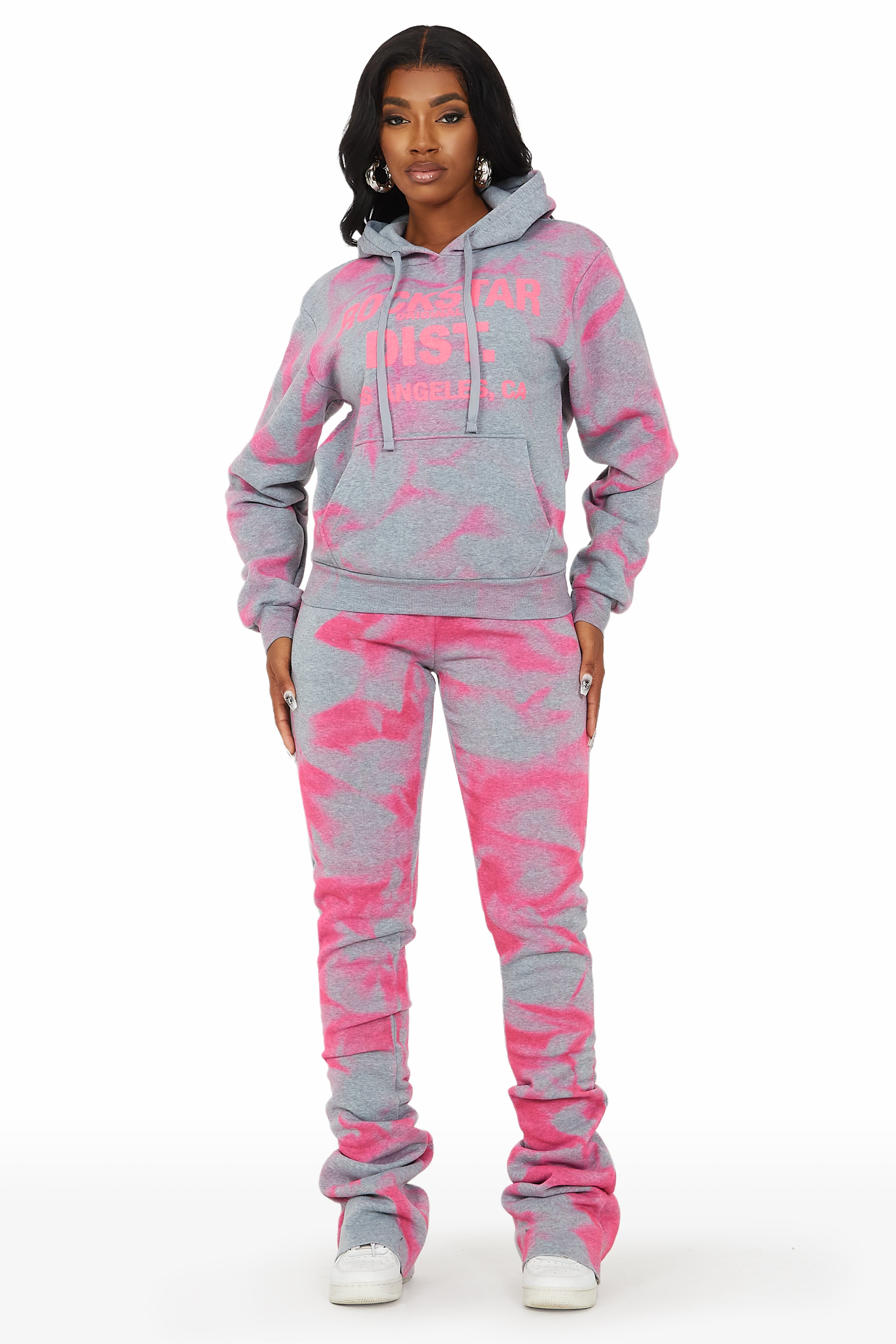 Zenobia Heather Grey Super Stacked Trackset– Rockstar Original