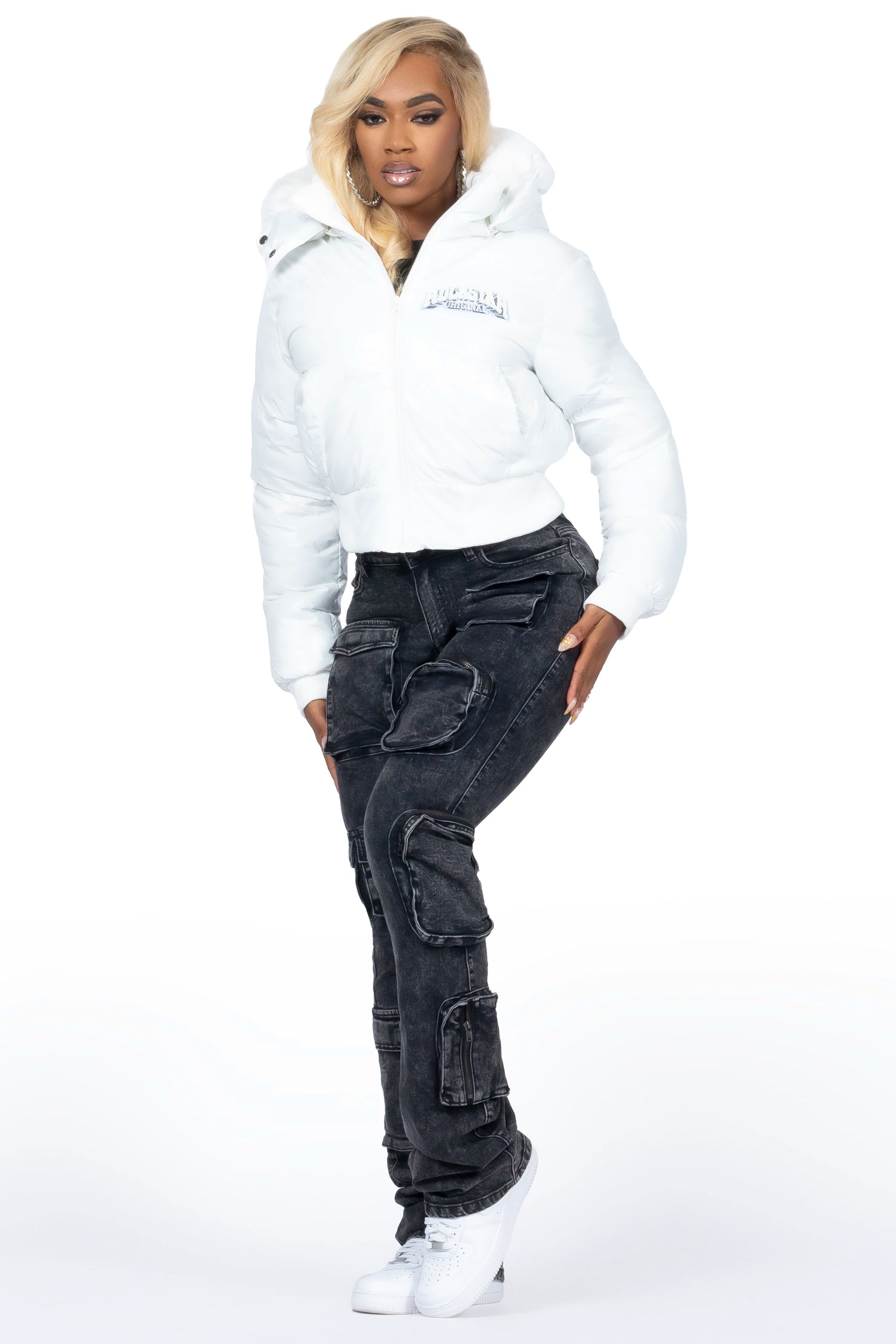 Chrishona White Puffer Jacket