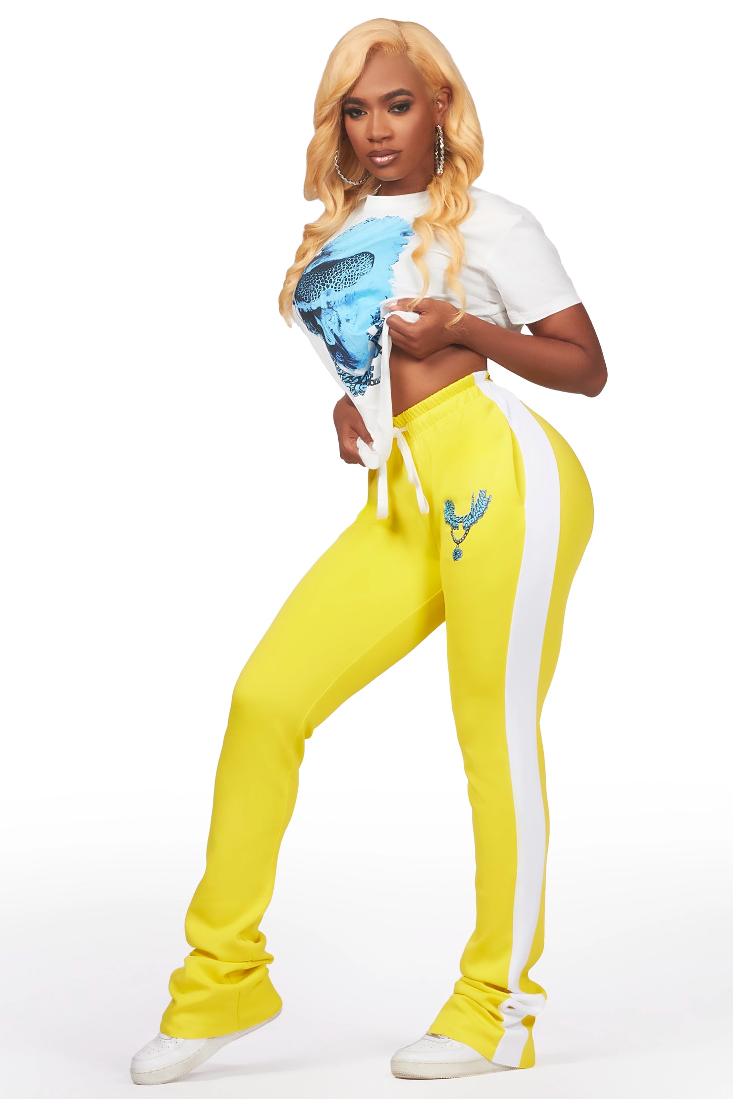 Destany White/Yellow T-Shirt Trackset