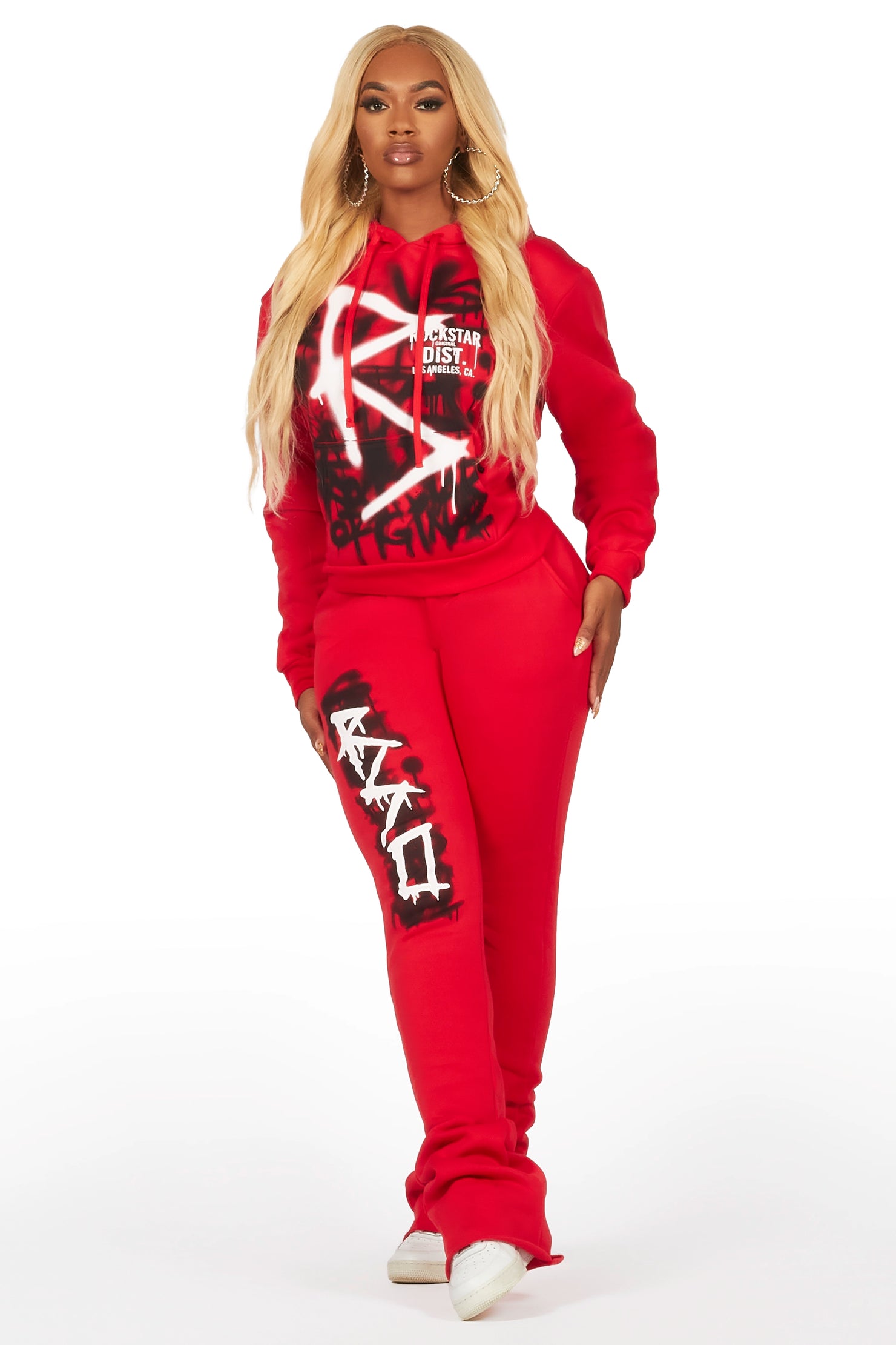 Tanesha Red Super Stacked Trackset