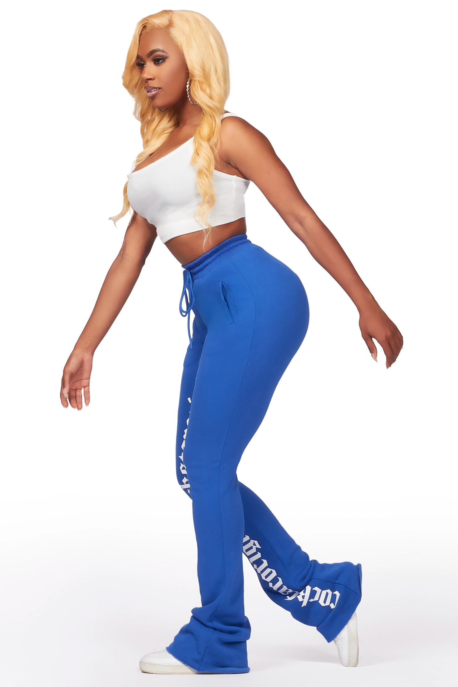 Blakely Royal Blue Super Stacked Pant