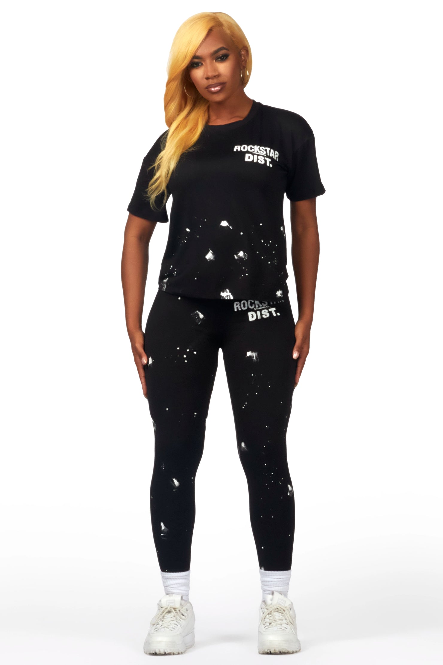 Danylle Black Legging Set