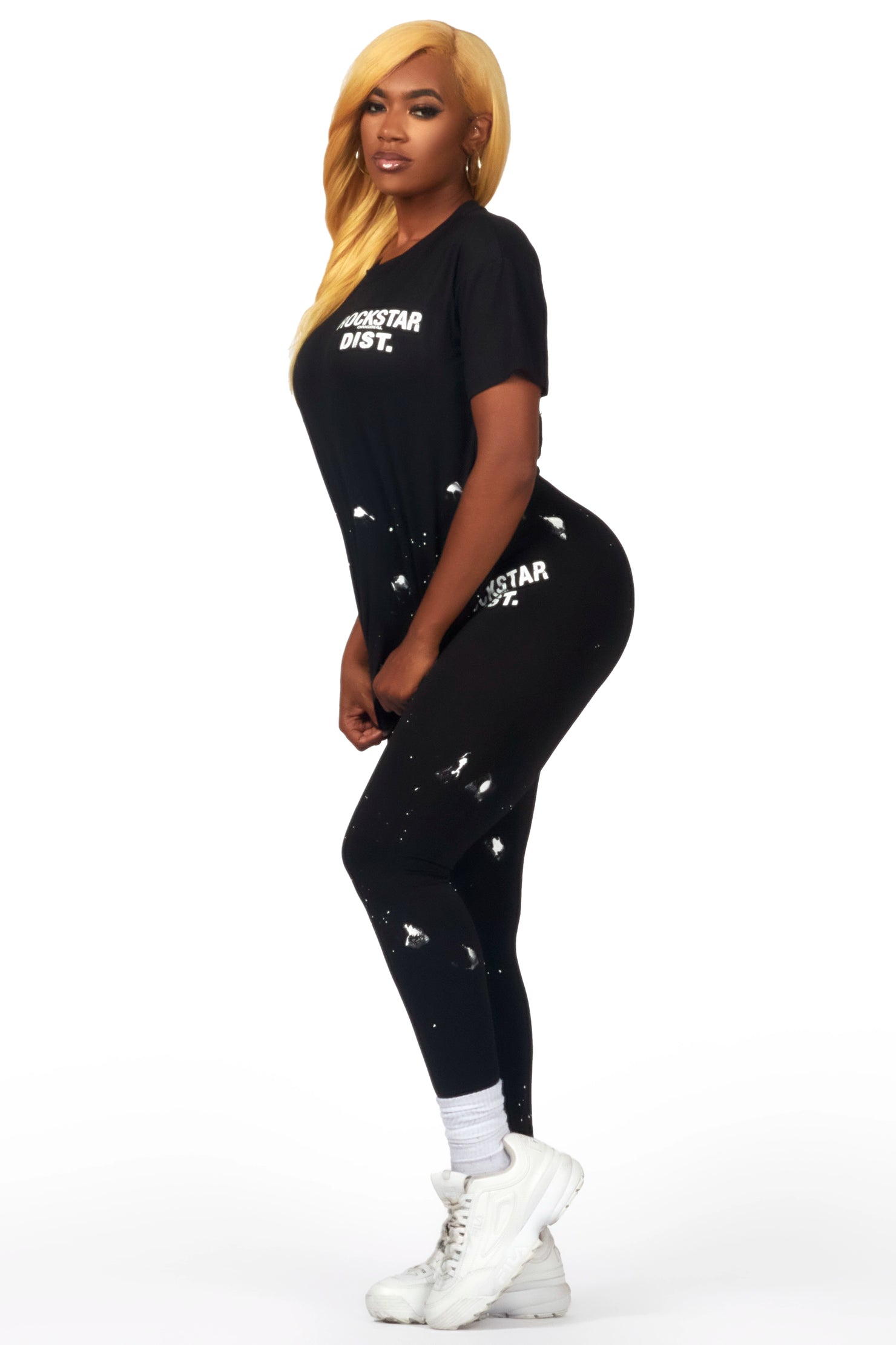 Danylle Black Legging Set