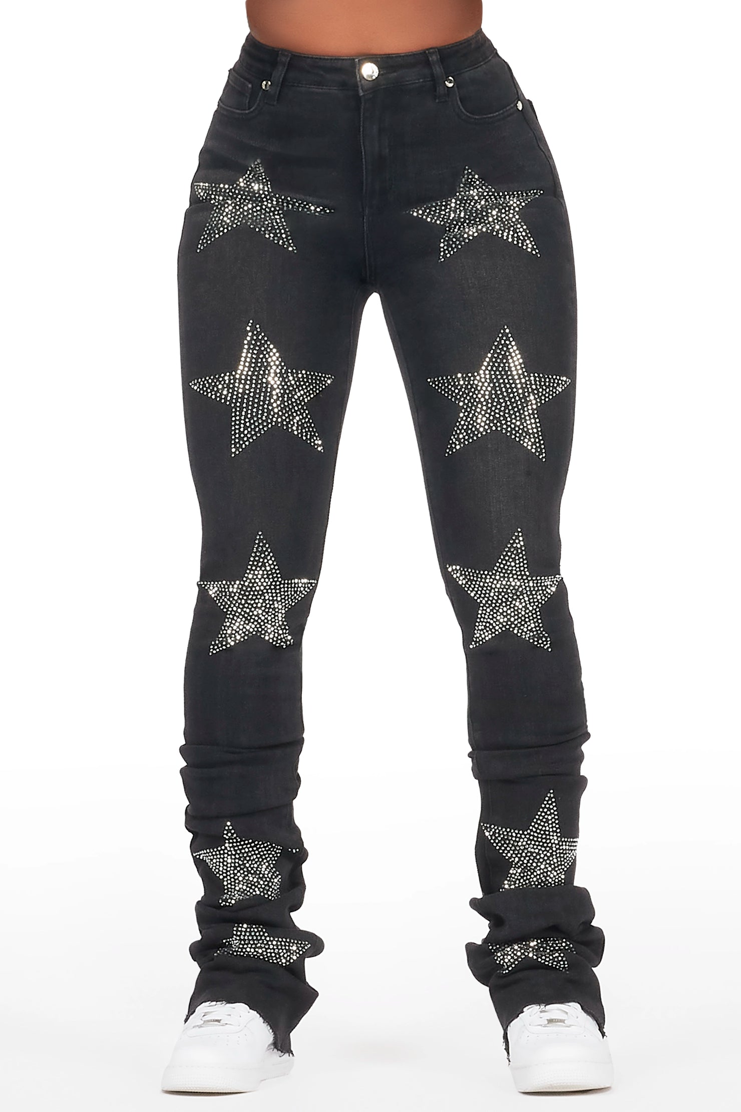 Stargirl Black Super Stacked Jean