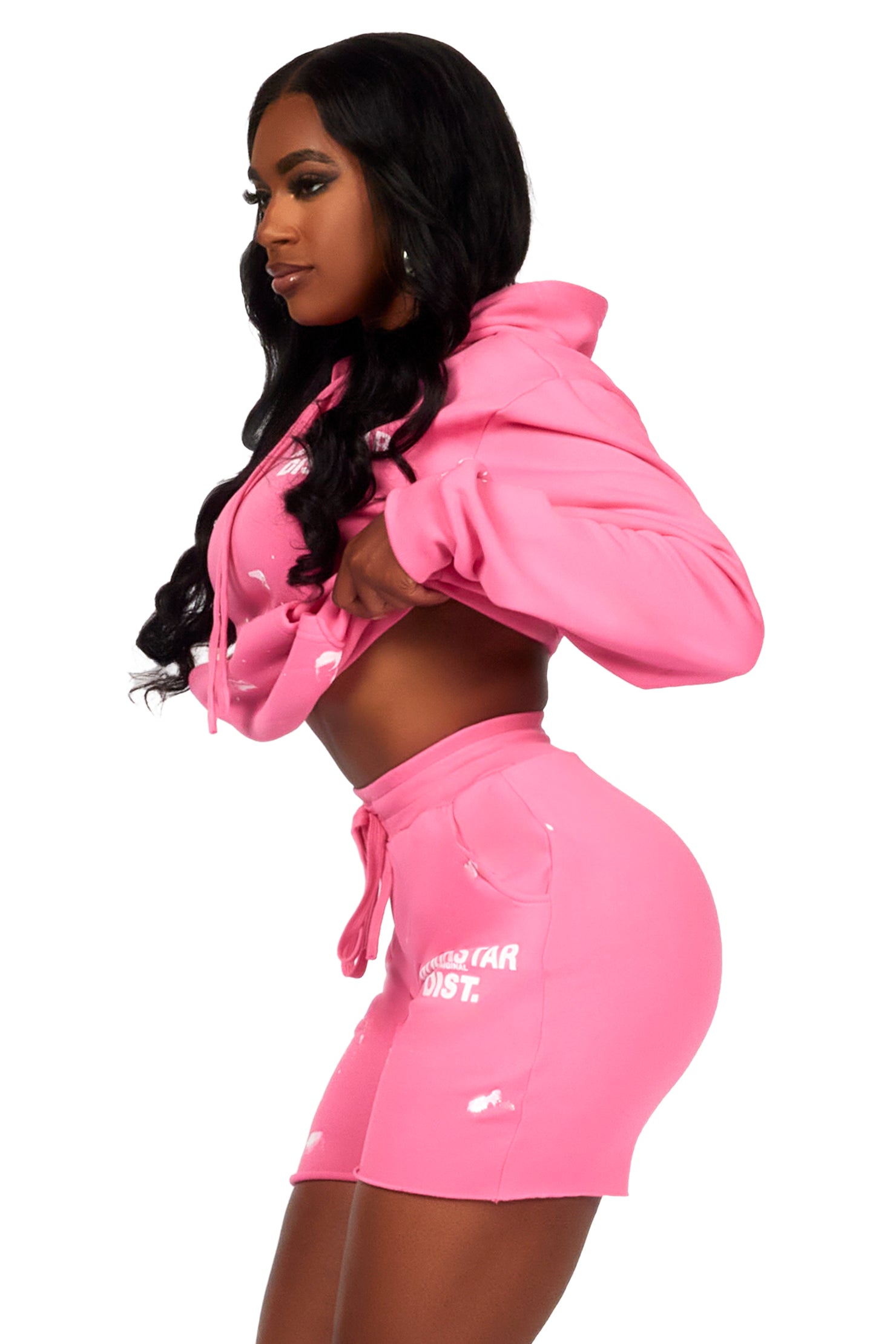 Just Between Us Bubblegum Pink Short Set