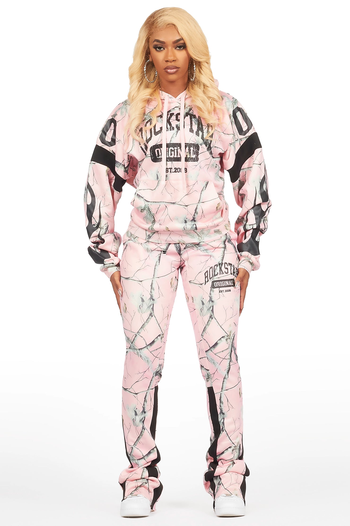 Ethelda Pink Tree Camo Super Stacked Trackset