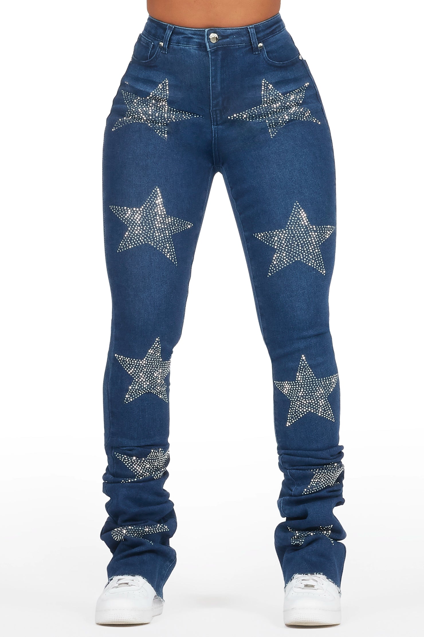 Stargirl Dark Wash Super Stacked Jean