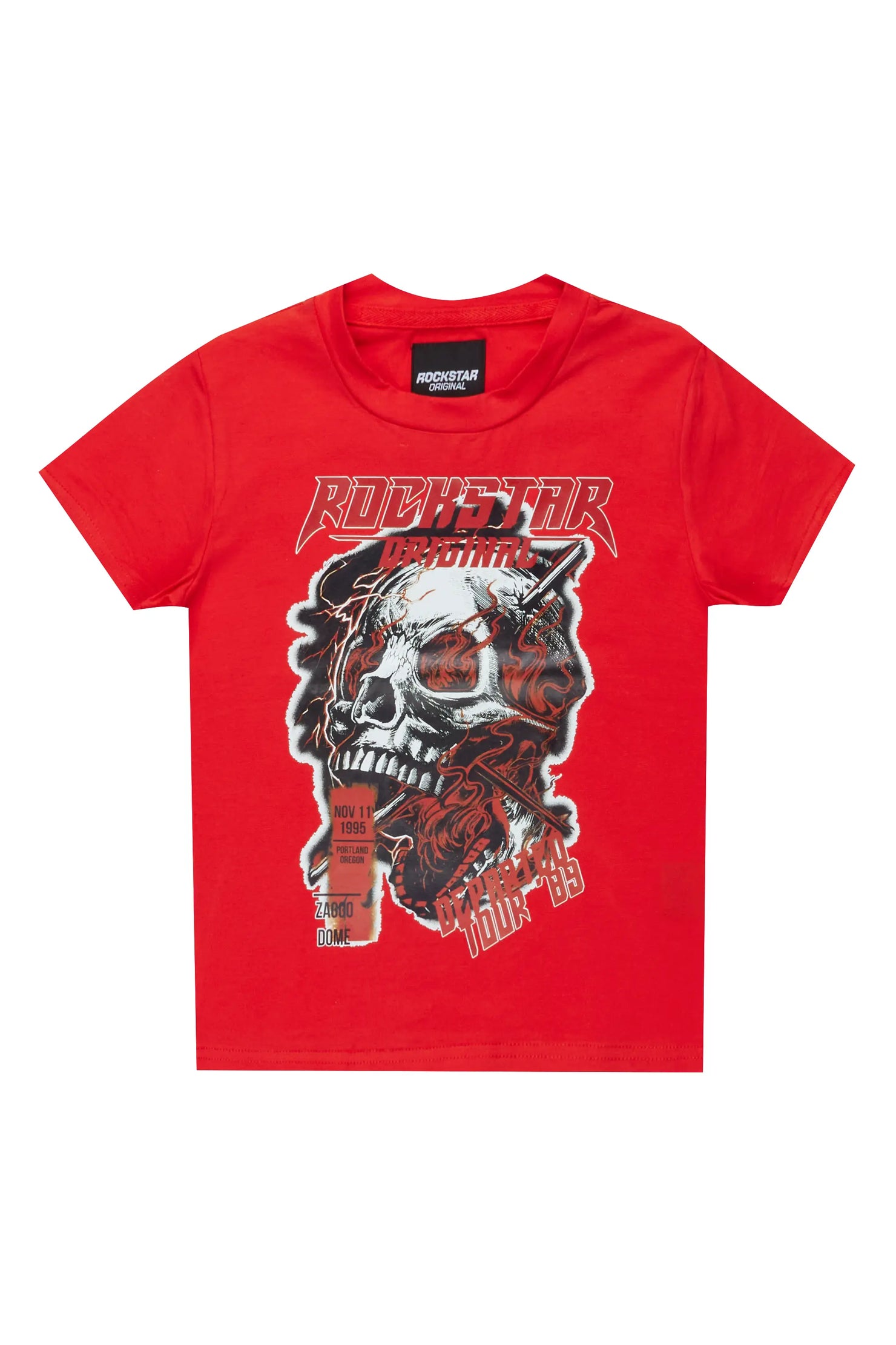 Boys Andon Red Graphic T-Shirt