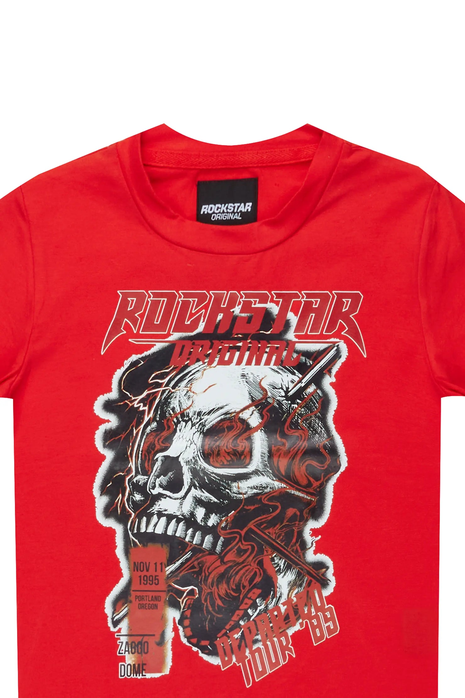 Boys Andon Red Graphic T-Shirt