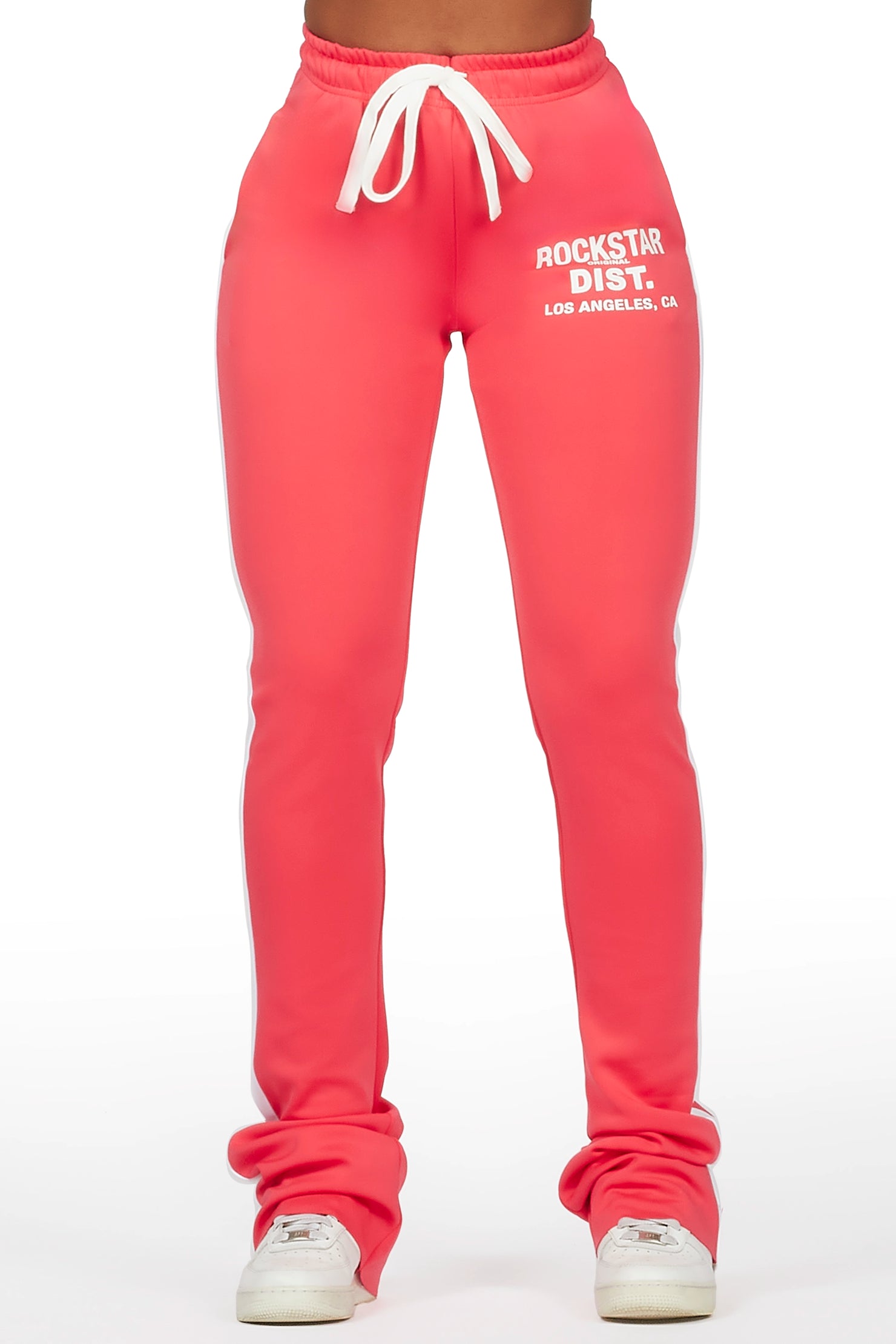 Savannah Hot Pink Super Stacked Track Pant