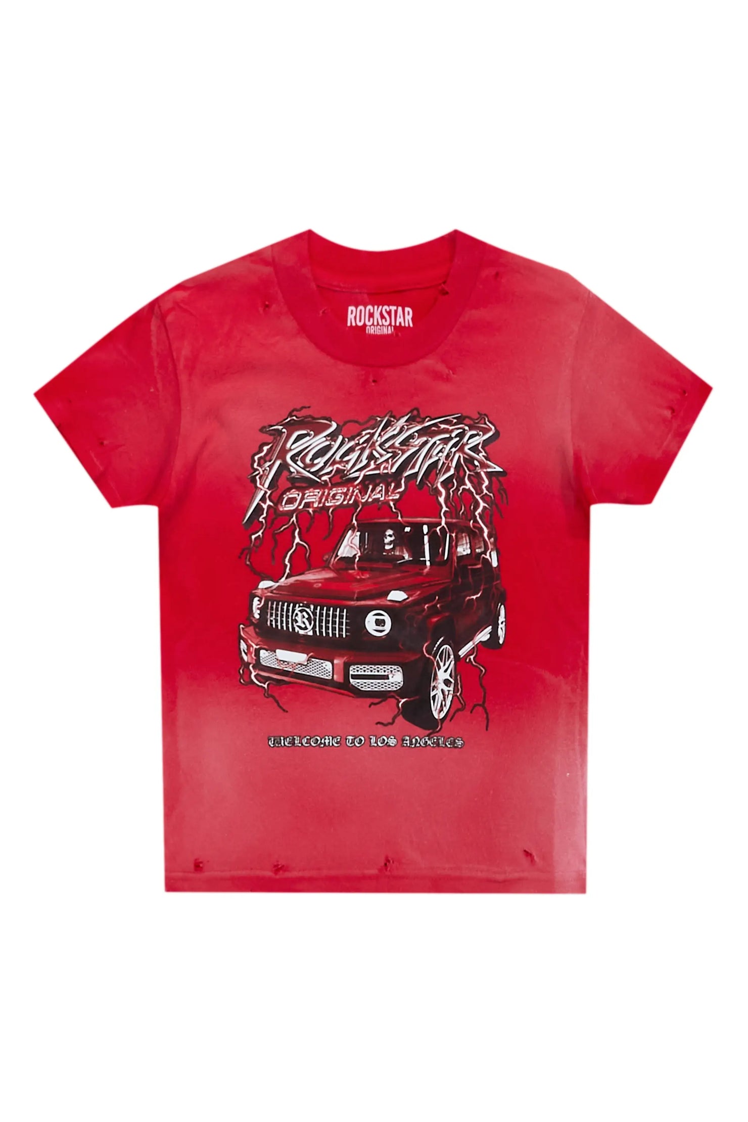 Boys Hai Red Graphic T-Shirt