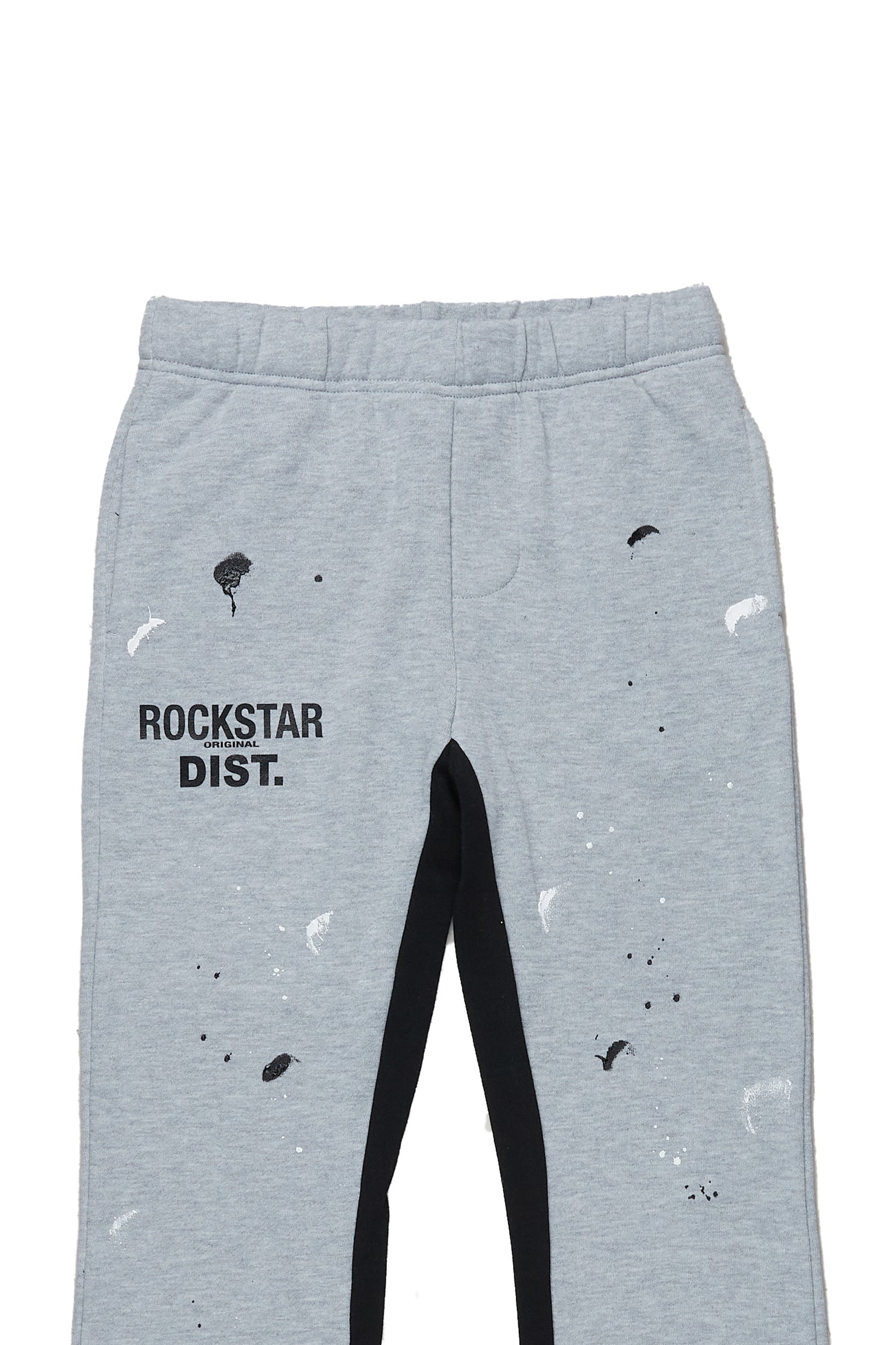 Boys Jaco Heather Grey Baggy Fit Trackpant