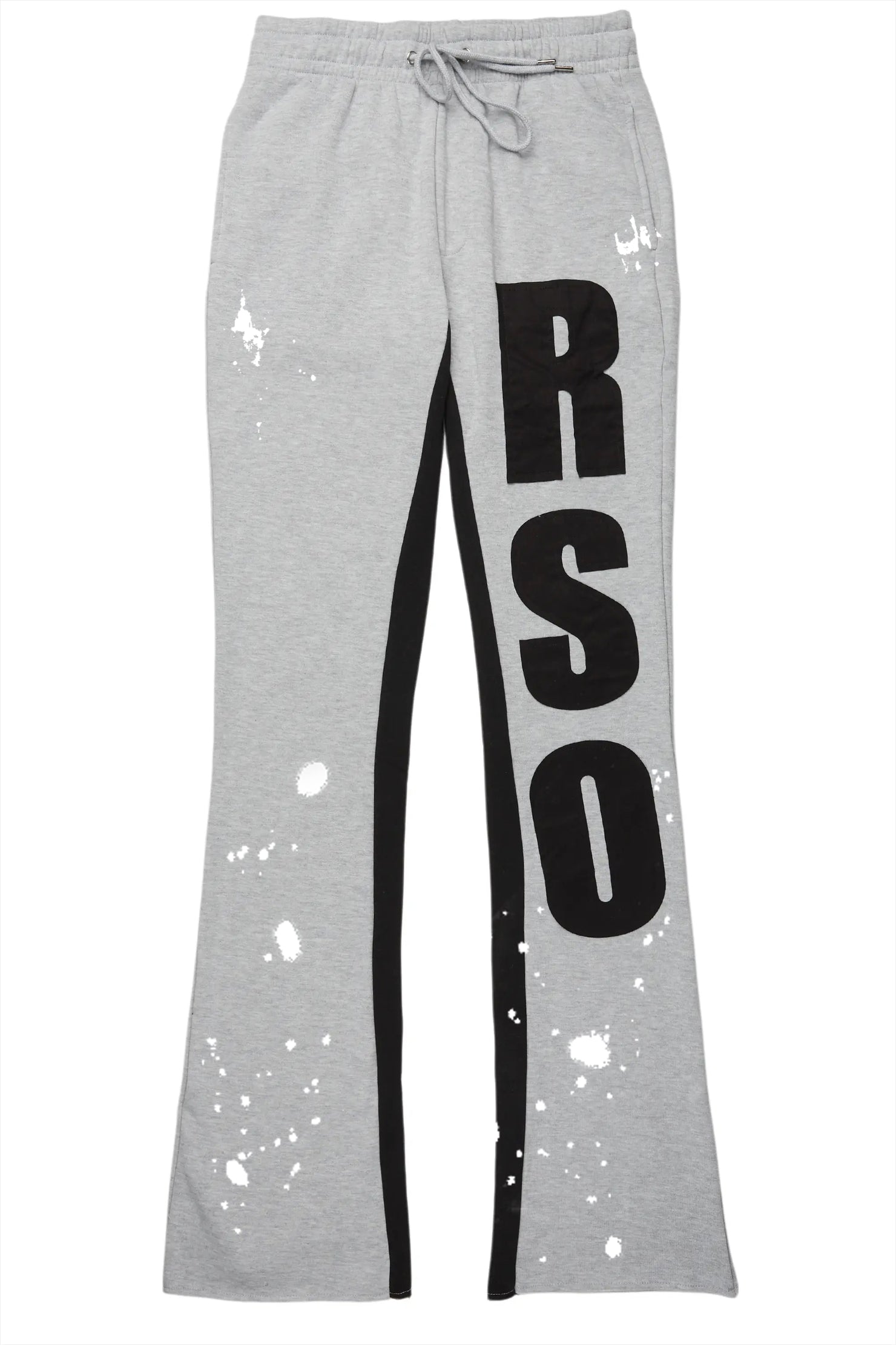 Boys Cajo Heather Grey Baggy Fit Trackpant