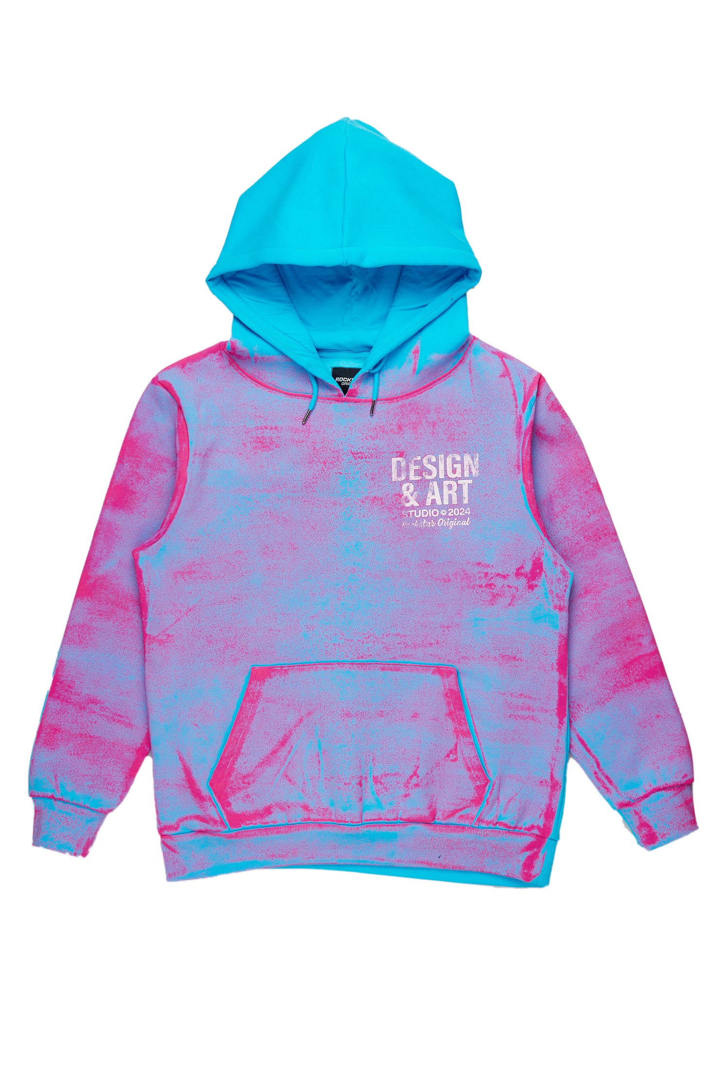 Cano Blue/Pink Graphic Hoodie