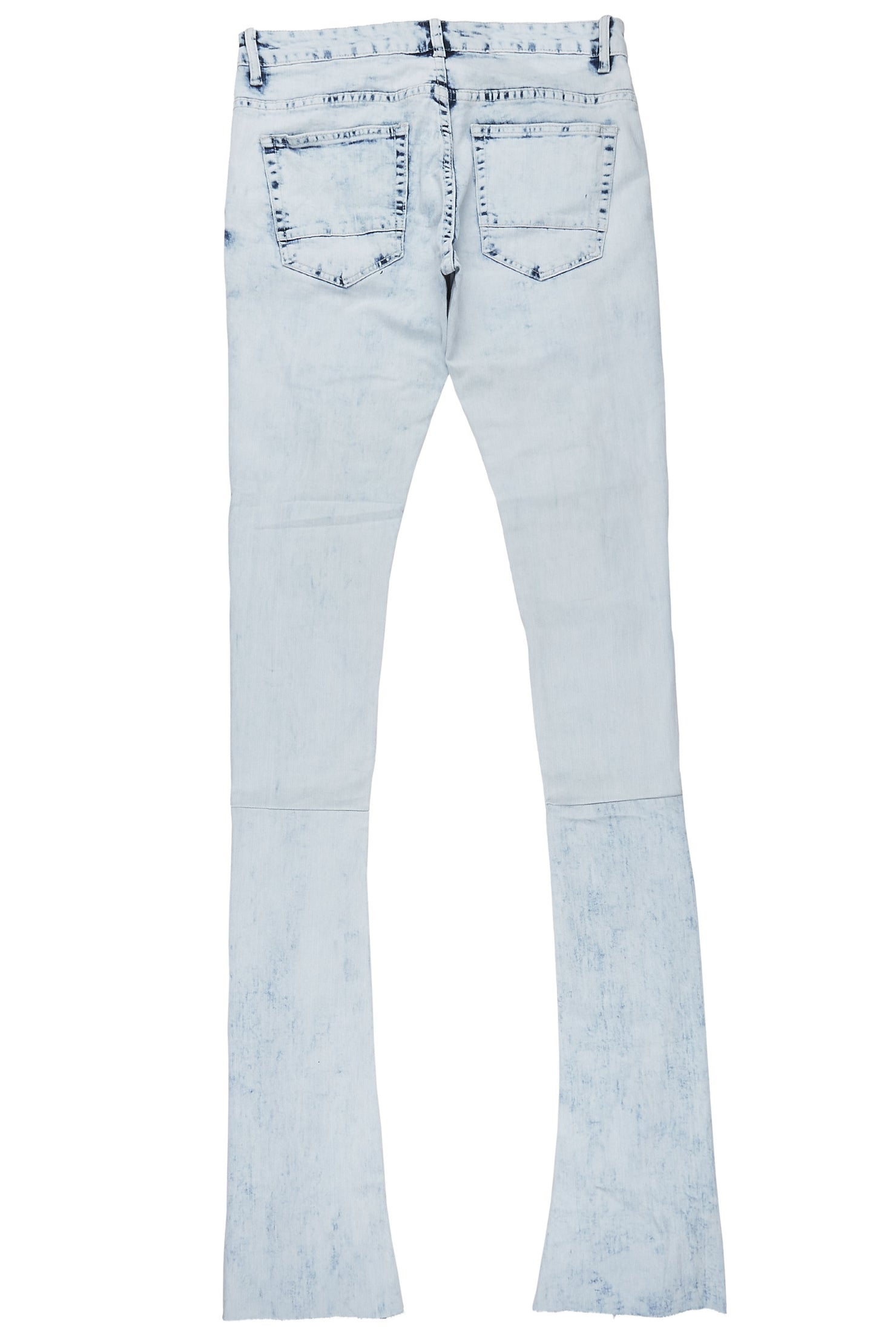 Edmar Ice Blue Super Stacked Flare Jean