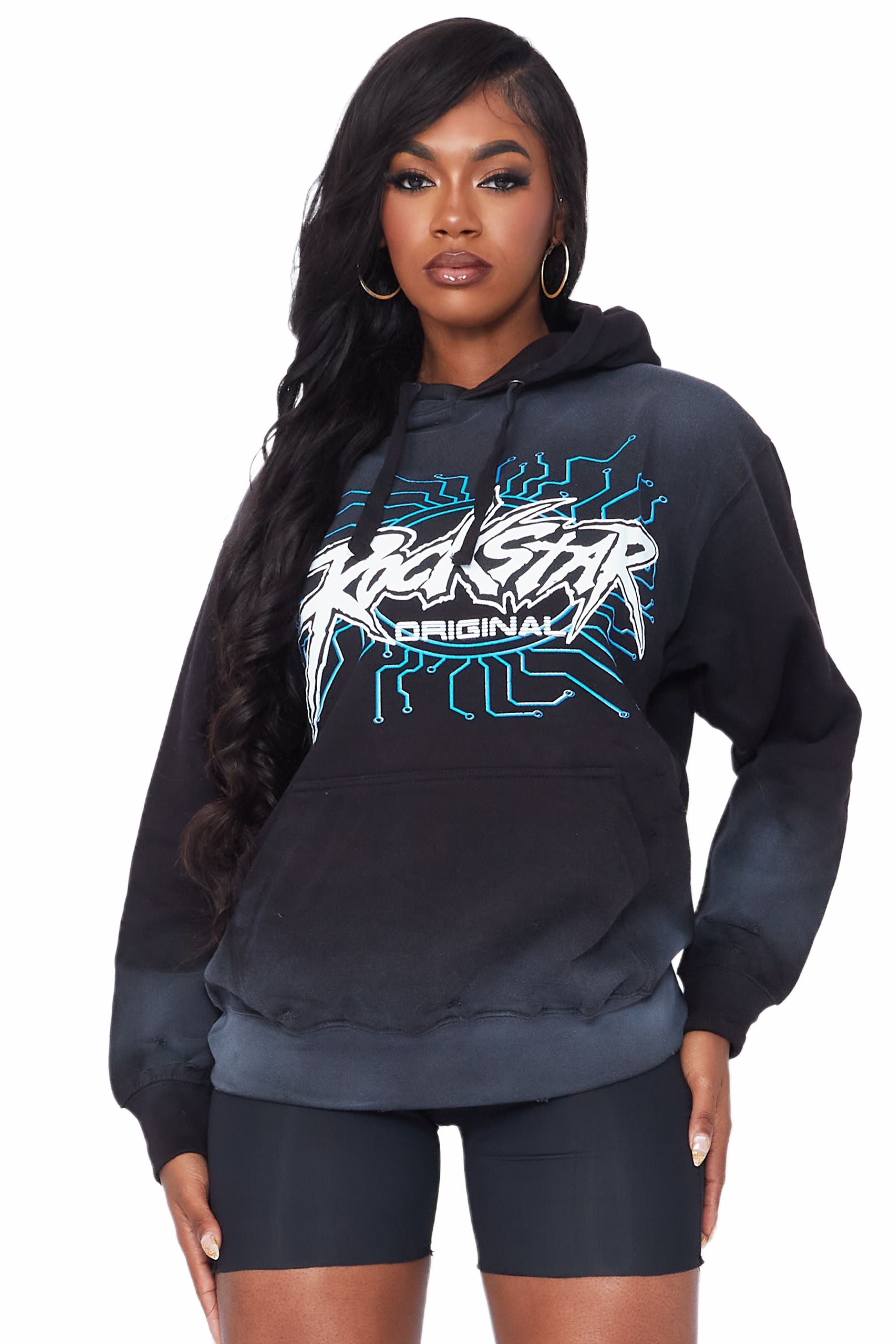 Future 2008 Black Oversized Hoodie– Rockstar Original