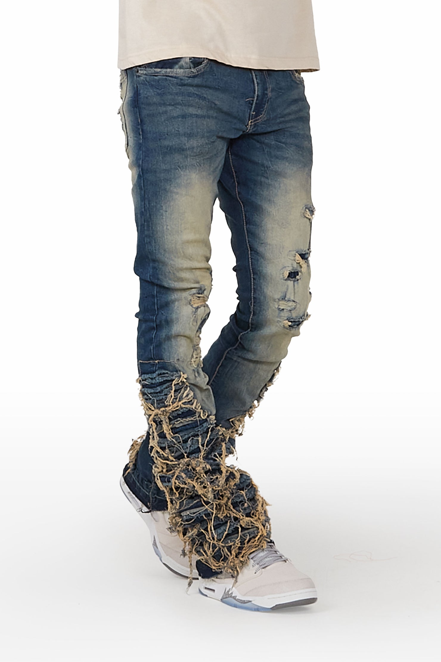 Argo Jet Black Super Stacked Flare Jean– Rockstar Original