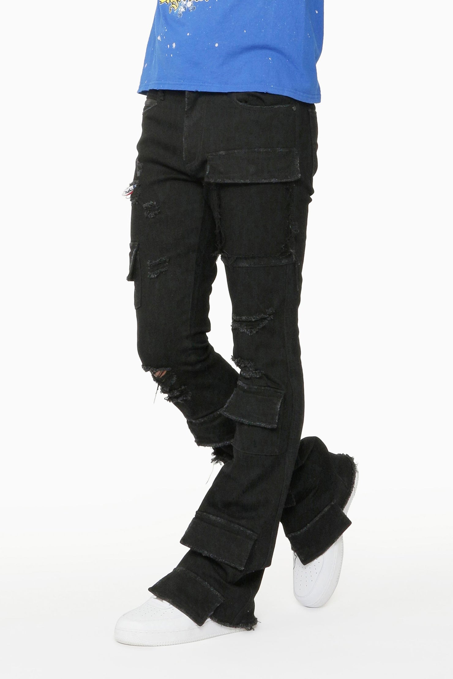 Rockstar Nakos Denim Jeans (Black Wash)