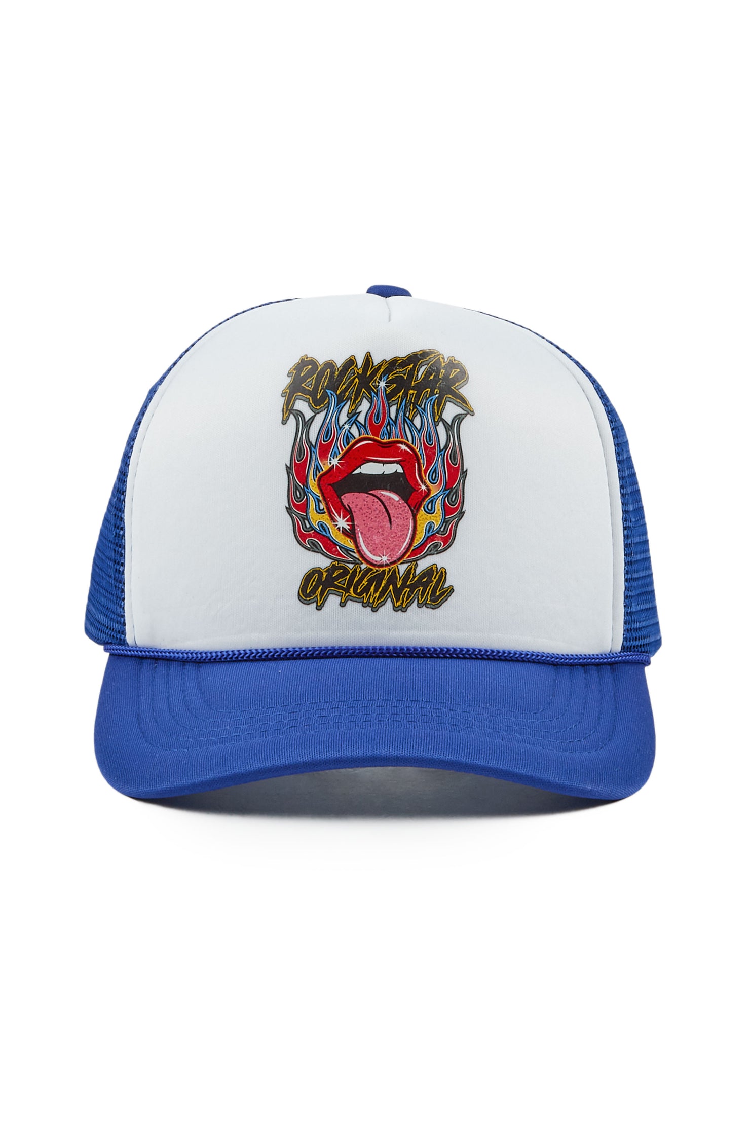 Henlix White/Royal Trucker Hat