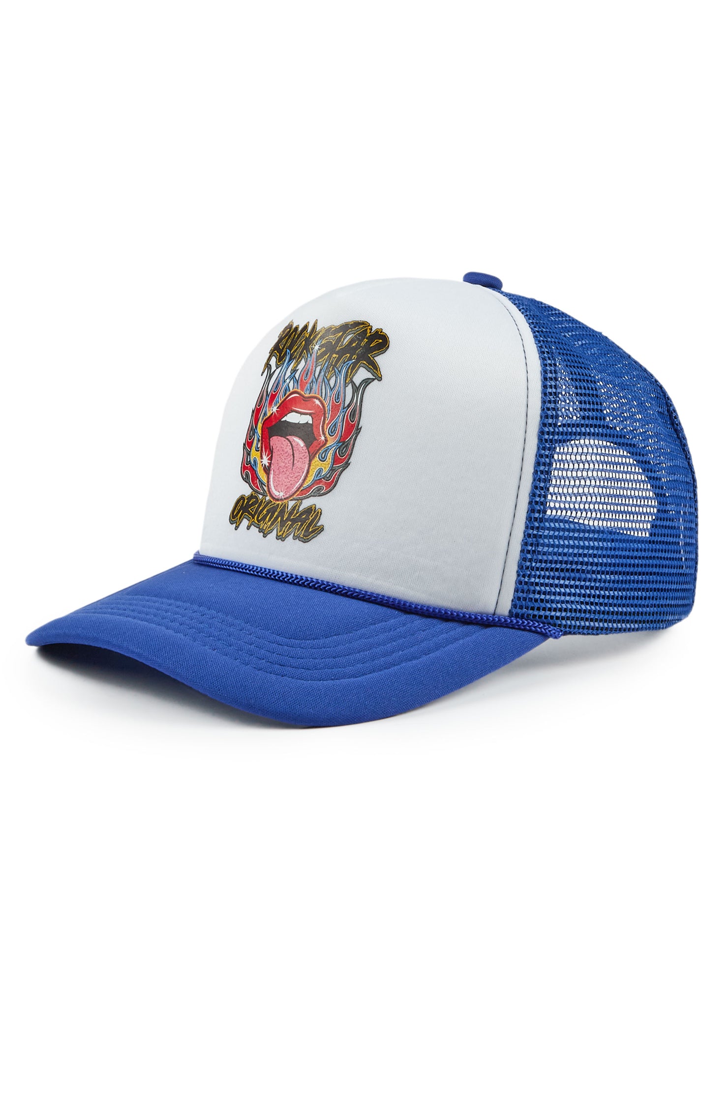 Henlix White/Royal Trucker Hat