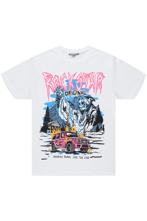 Kip White Graphic T-Shirt– Rockstar Original