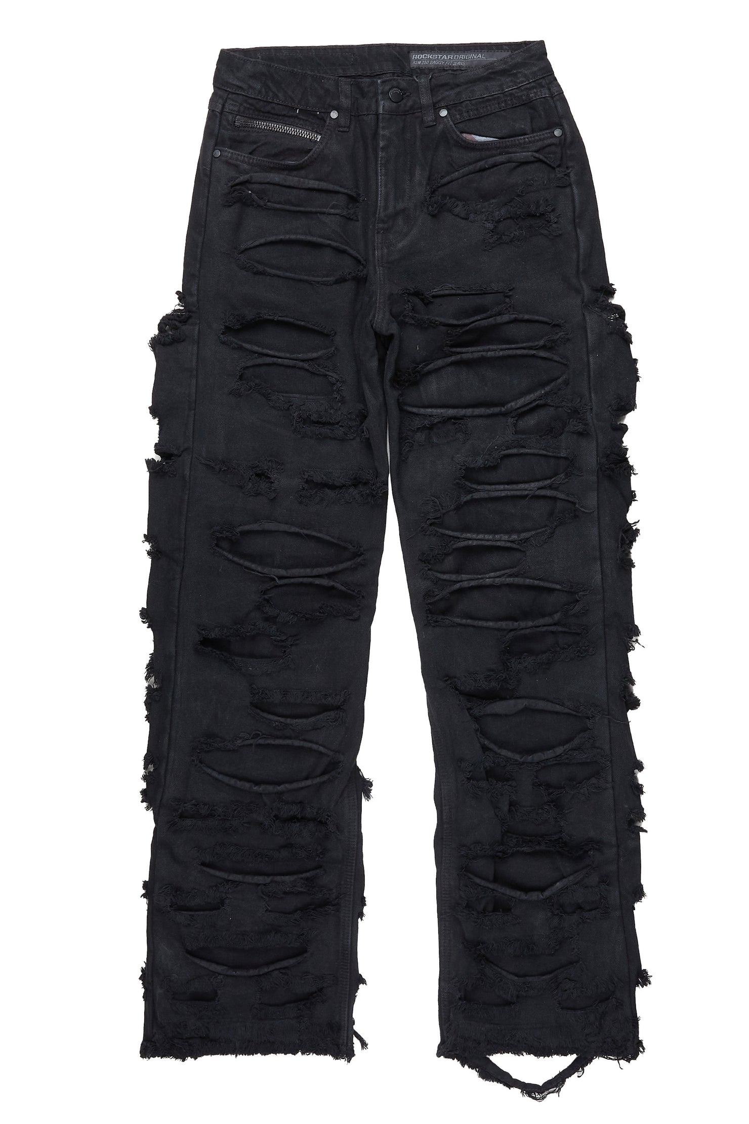 Boys Luisu Black Baggy Fit Jean