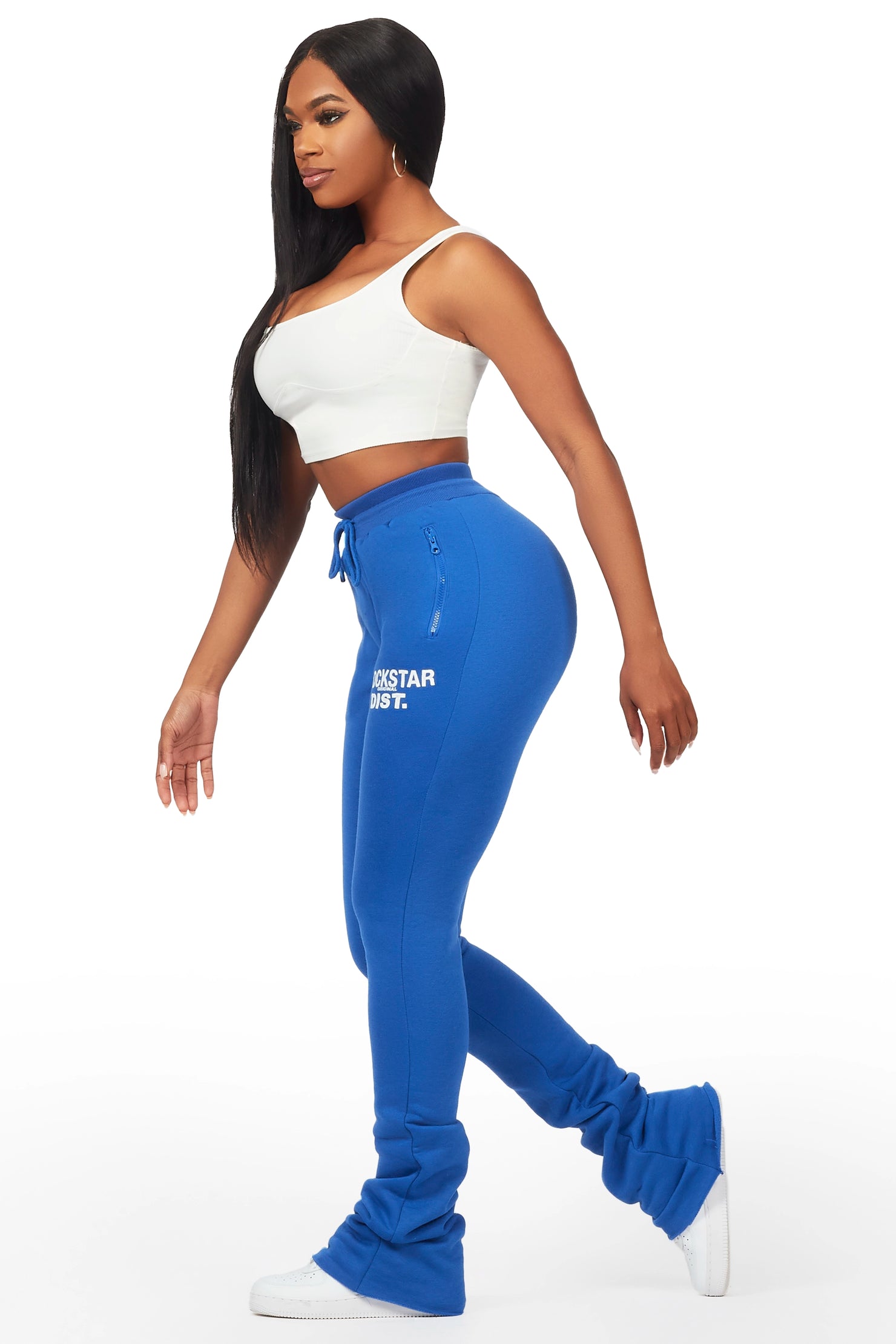 Juliana Blue Super Stacked Track Pant