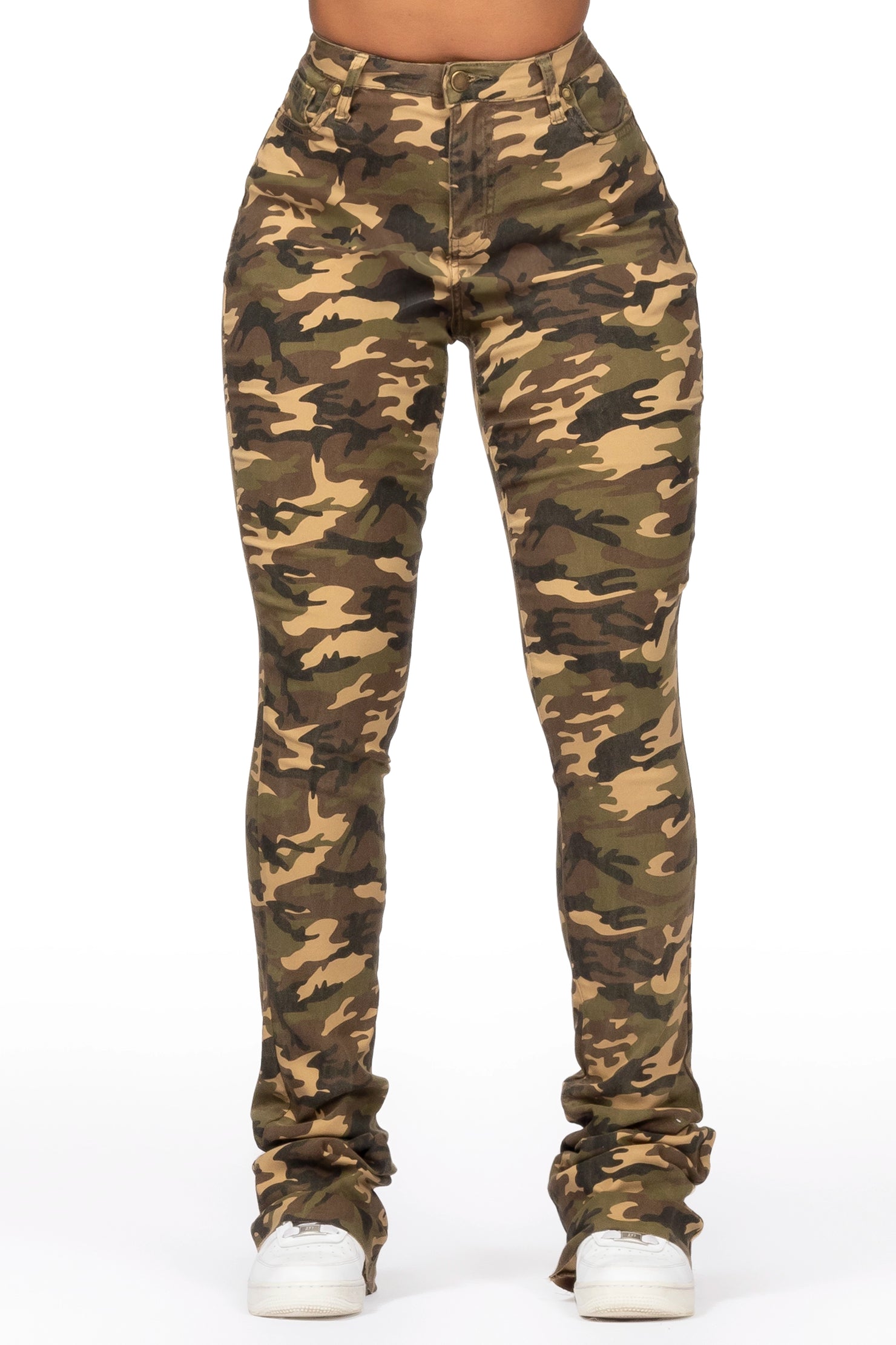 Salute Camo Super Stacked Jean