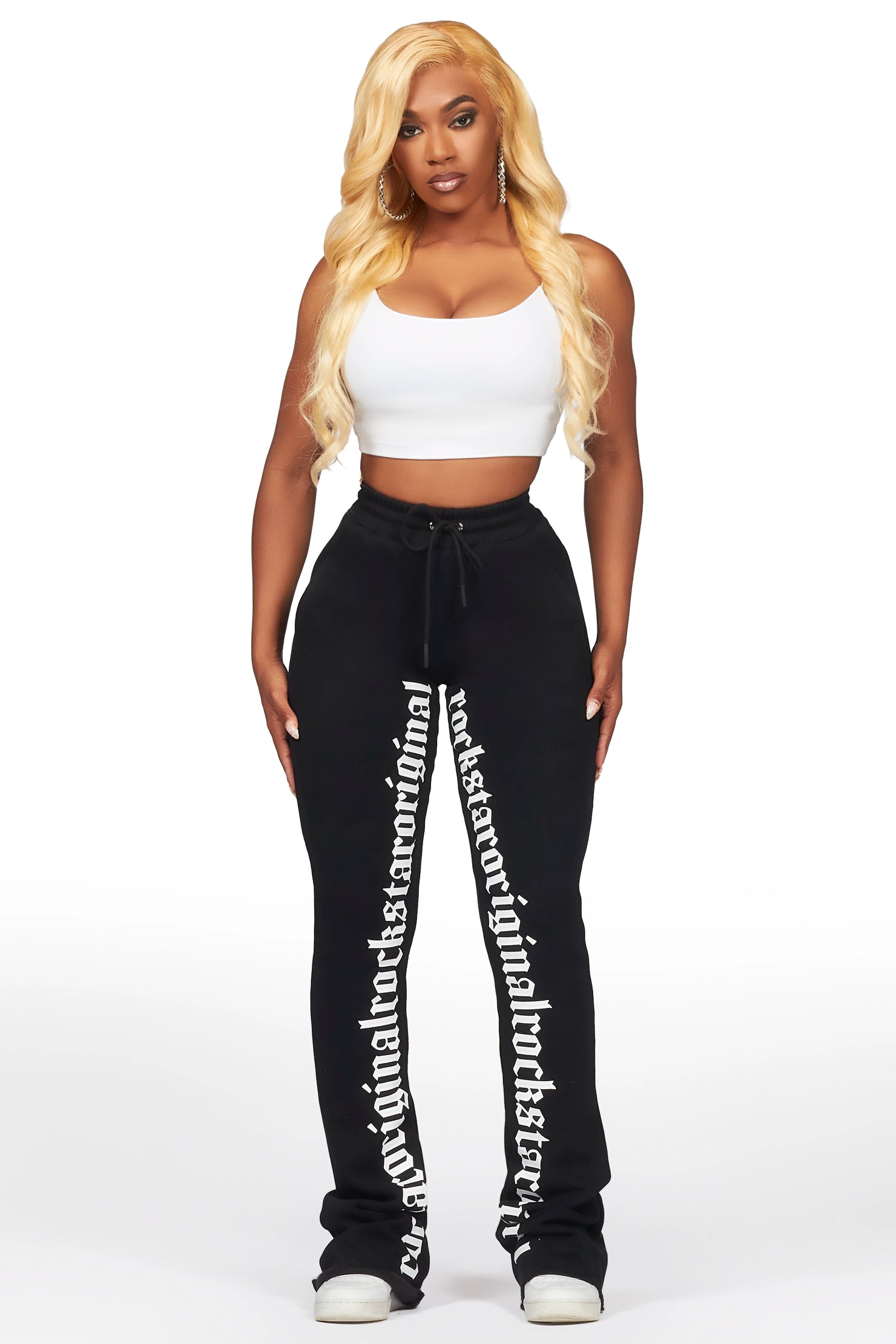 Blakely Black Super Stacked Pant