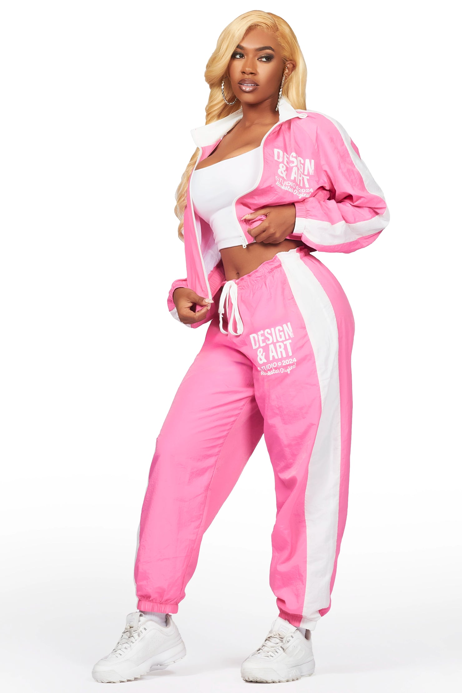 Lamanda Pink Baggy Lightweight Trackset